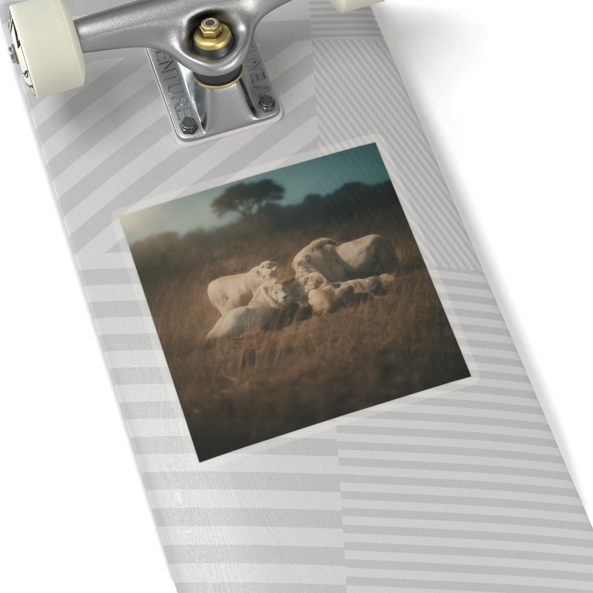 Cinematic — Lion — Kiss-Cut Sticker