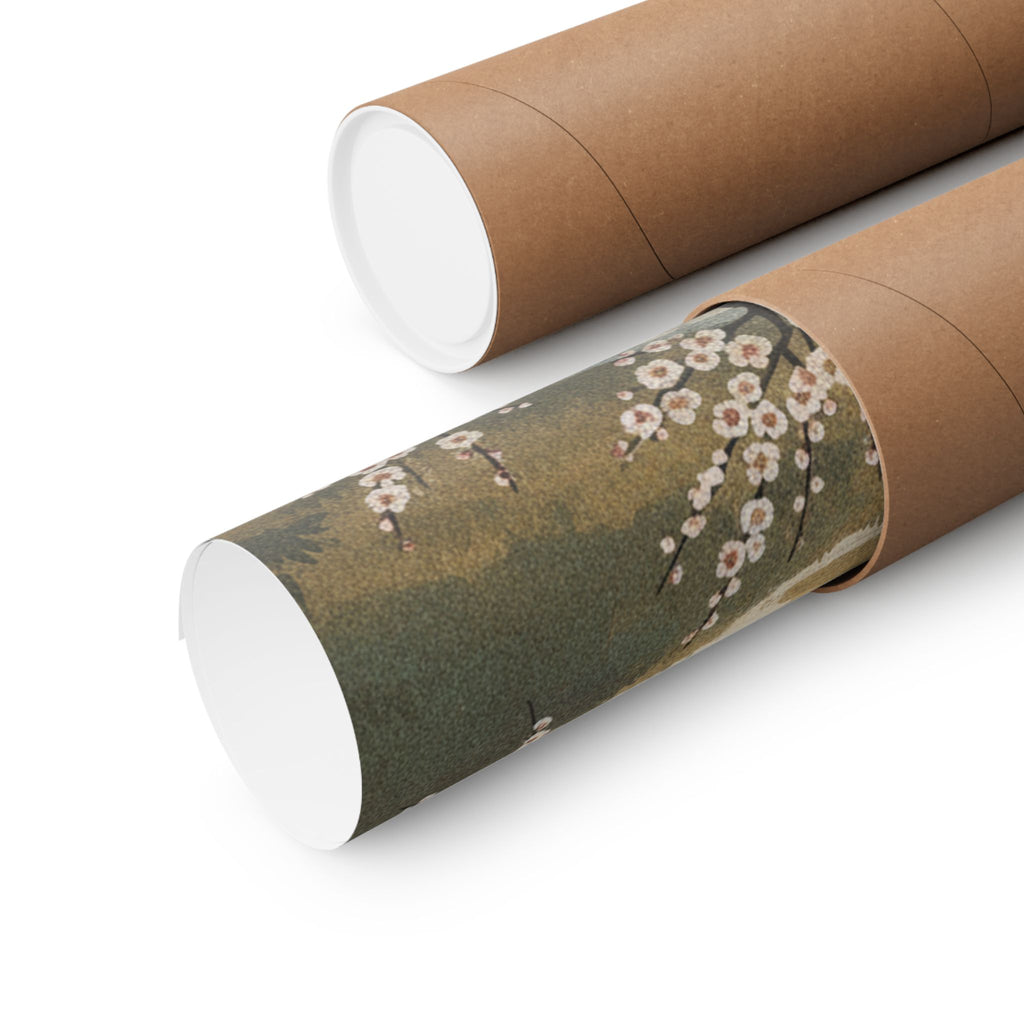 Scenic Nature — Plum Tree In Blossom — Matte Poster