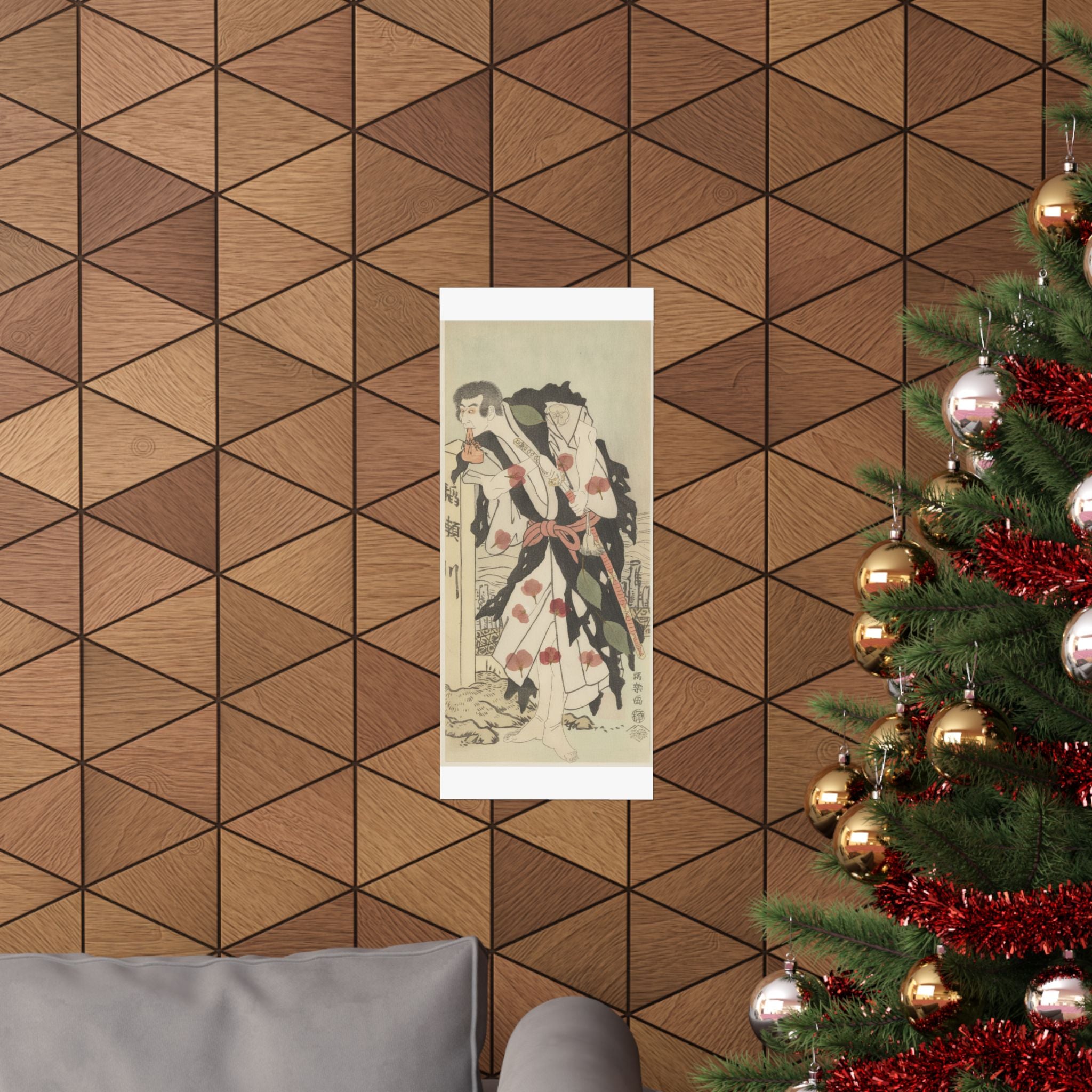 Botanical — Morita Kanya Viii As Kawachi Kanja, Disguised As Genkaibo — Matte Poster
