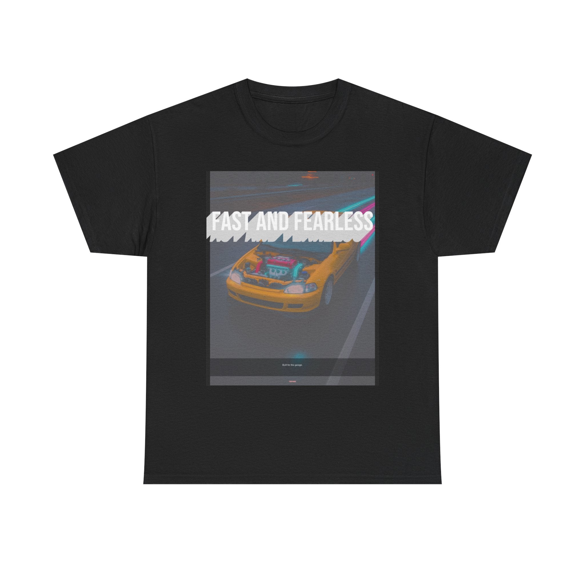 FAST AND FEARLESS graphic tee by Zukkay