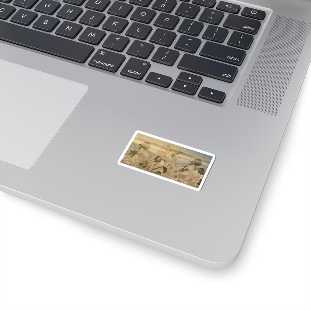 Scenic Nature — Narihira'S Journey To The East — Kiss-Cut Sticker