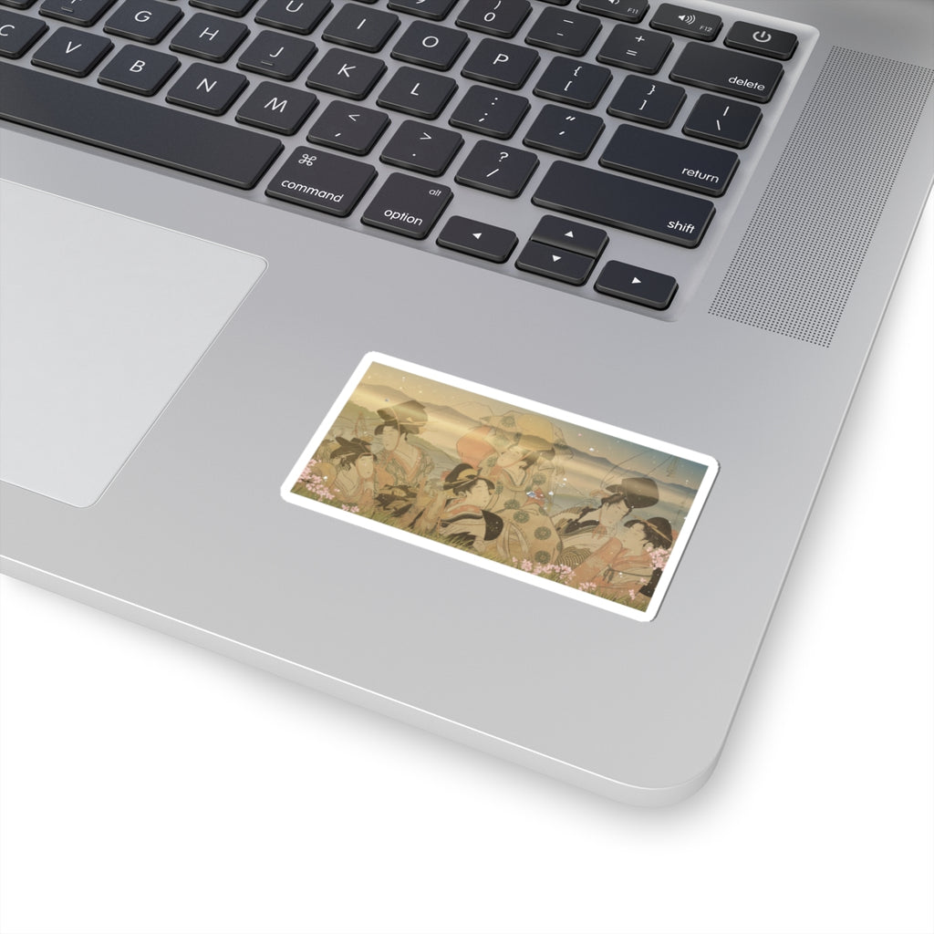 Scenic Nature — Narihira'S Journey To The East — Kiss-Cut Sticker