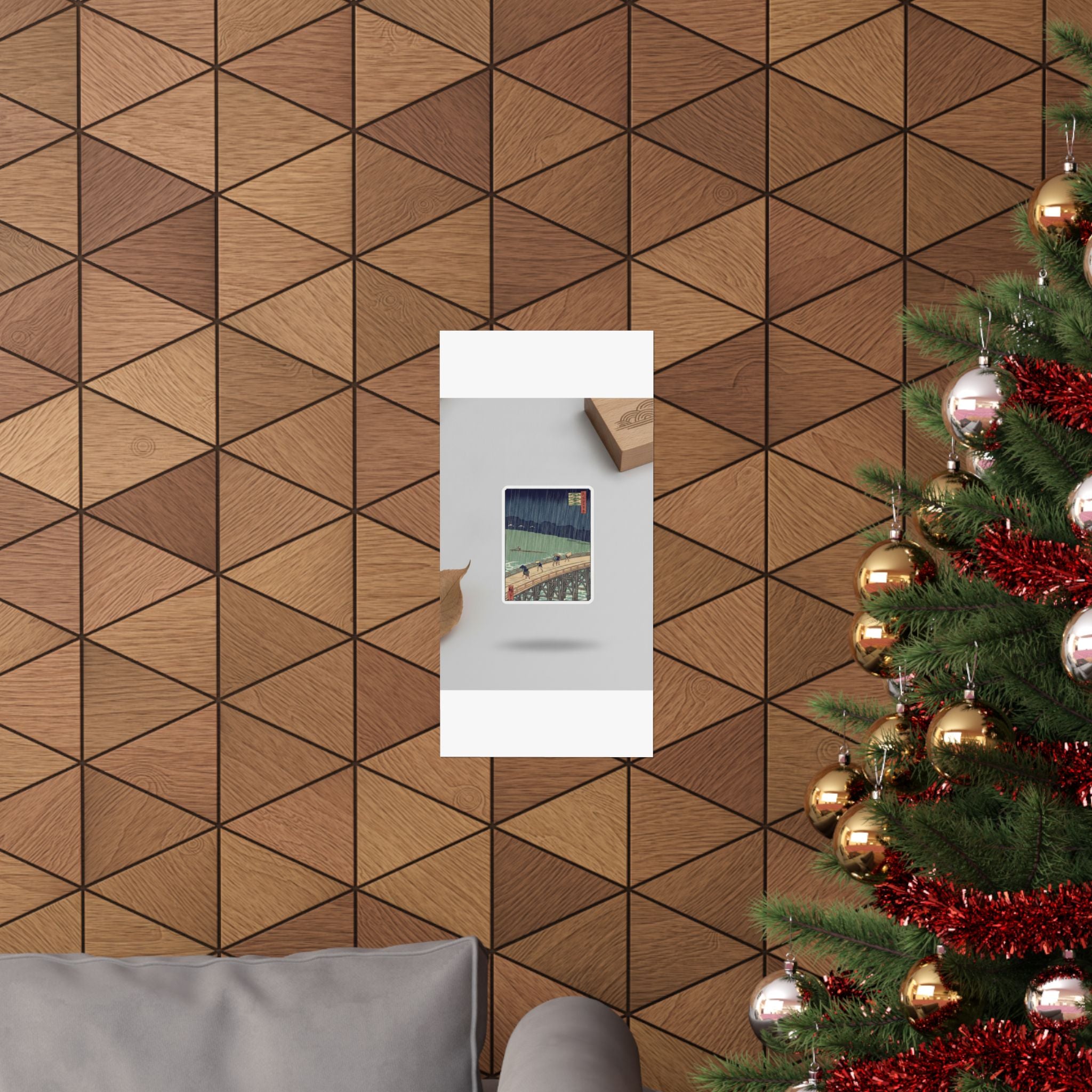 Product Marketing — Sudden Shower Over Shin-Ōhashi Bridge And Atake (Ōhashi Atake No Yūdachi), From  — Matte Poster