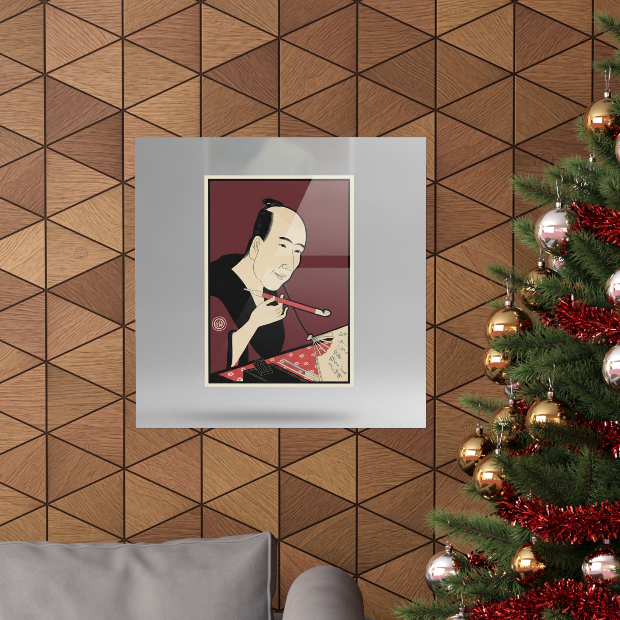 Product Marketing — The Writer Santō Kyōden (A.K.A. Kitao Masanobu) — Matte Poster
