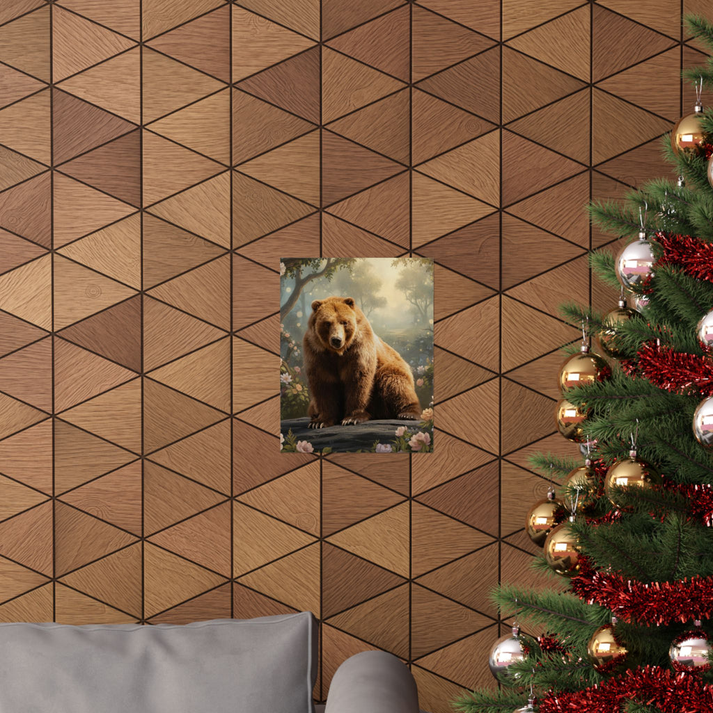 Scenic Nature — Bear — Matte Poster