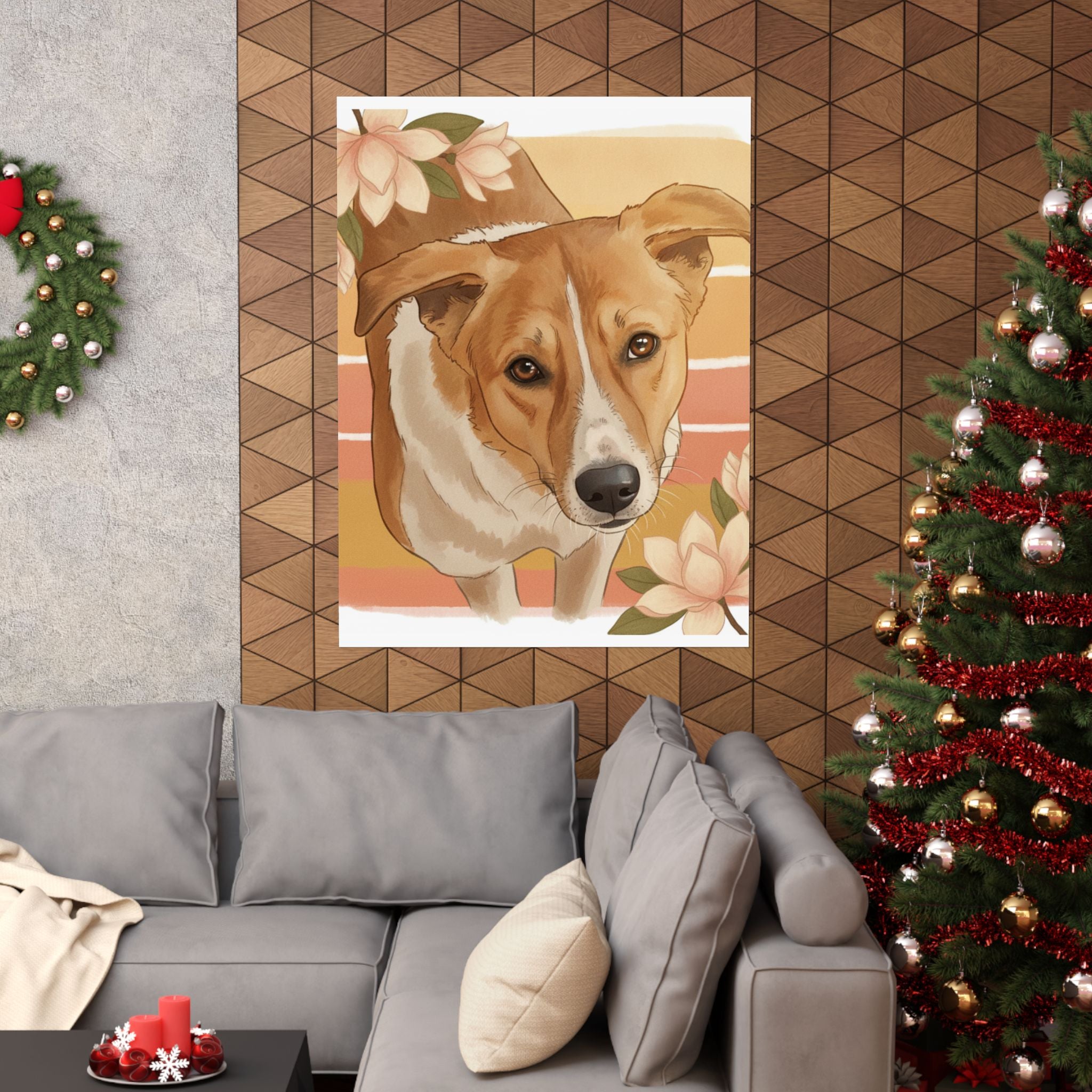 Southern Sunset — Dog — Matte Poster