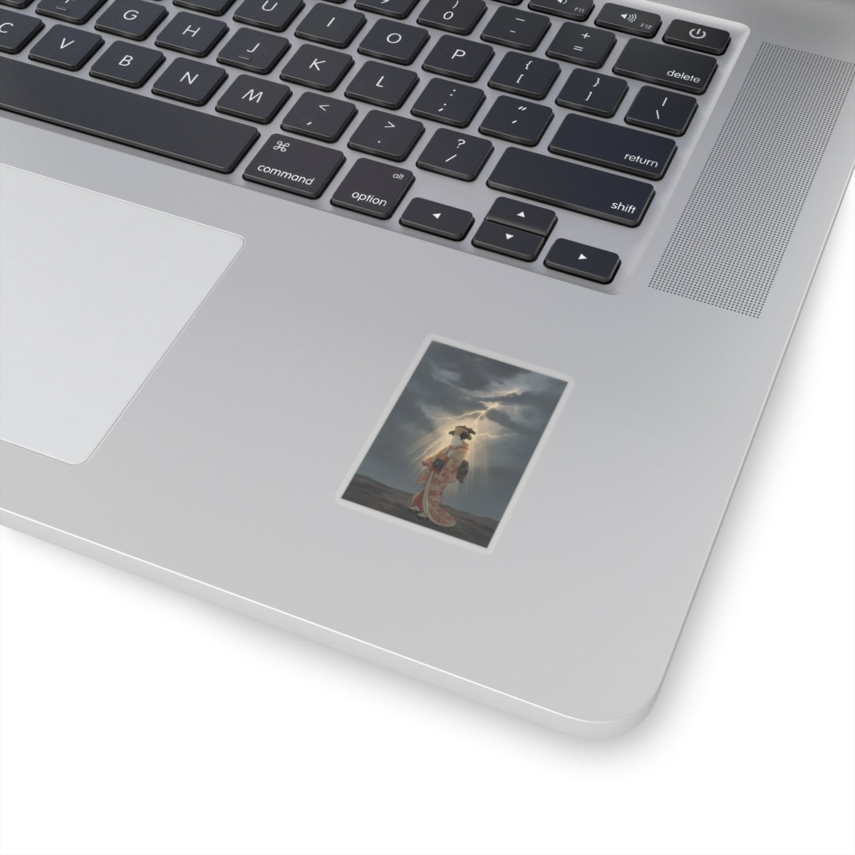 Dramatic Storm — Nakayama Tomisaburō As Miyagino In The Play "Katakiuchi Noriyaibanashi" — Kiss-Cut Sticker