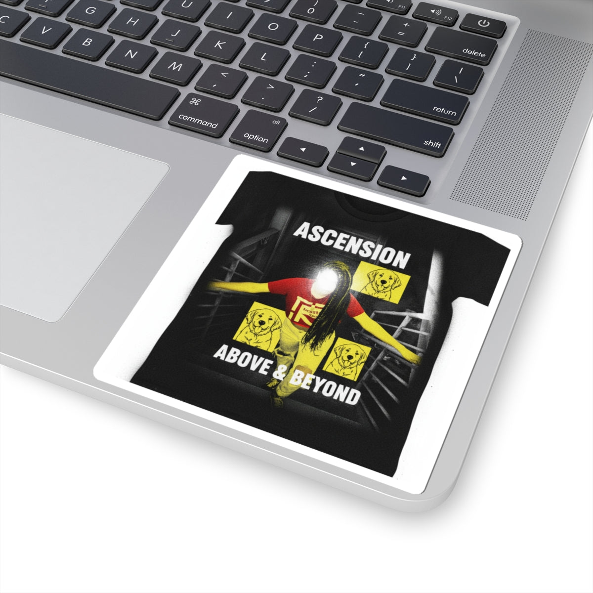 Streetwear Collage — Person — Kiss-Cut Sticker