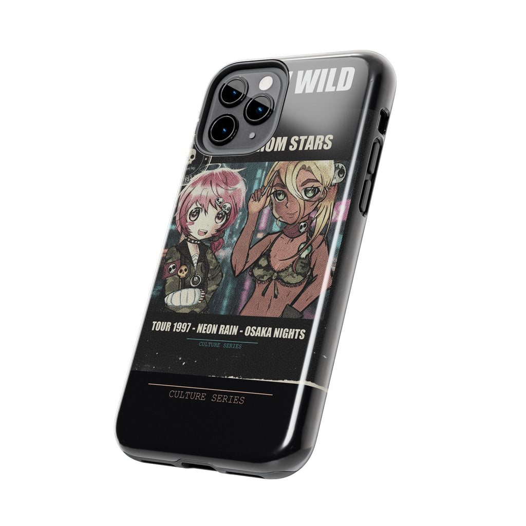 Neon Rain Osaka Nights Anime Tour Poster Phone Case