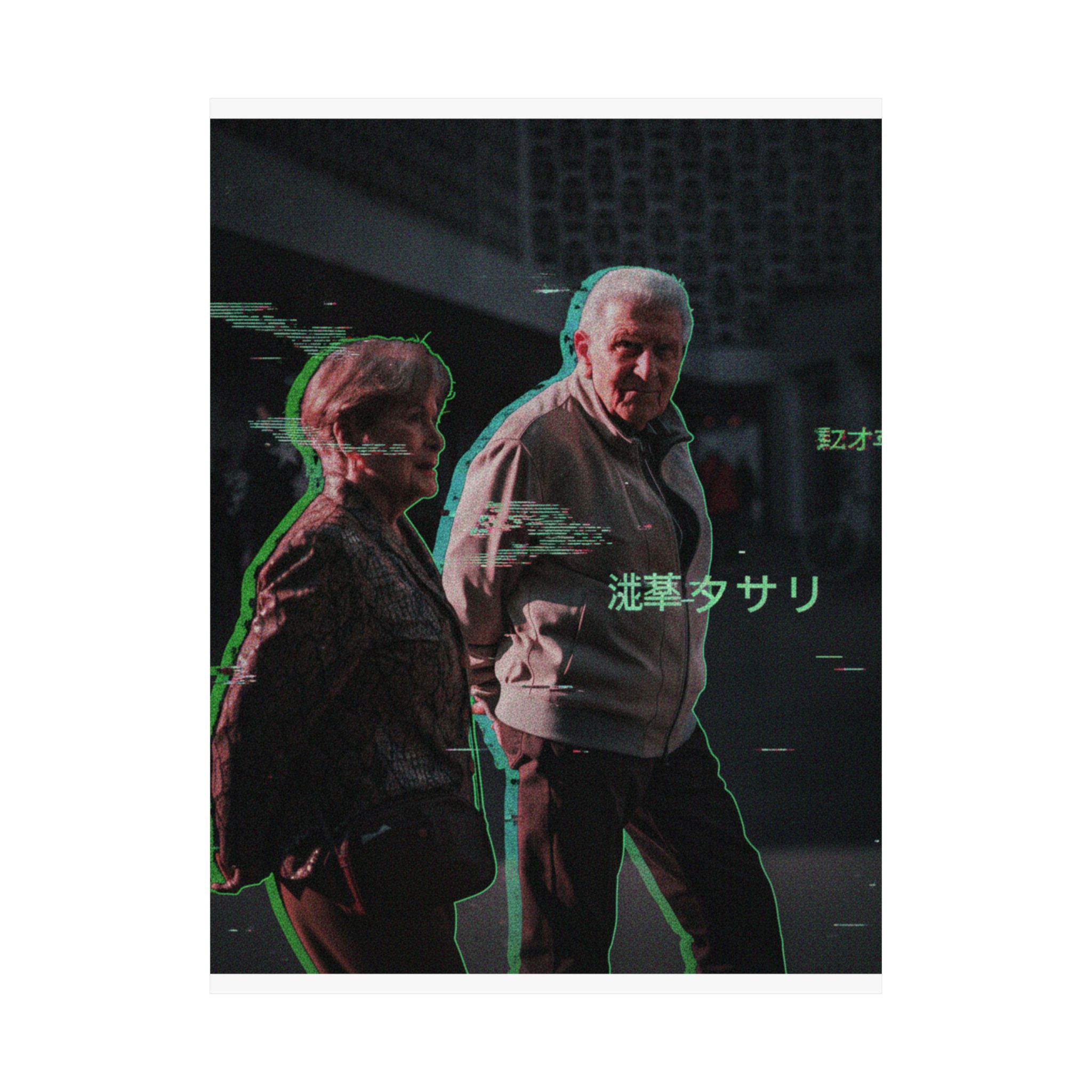 Glitch Culture — Person — Matte Poster