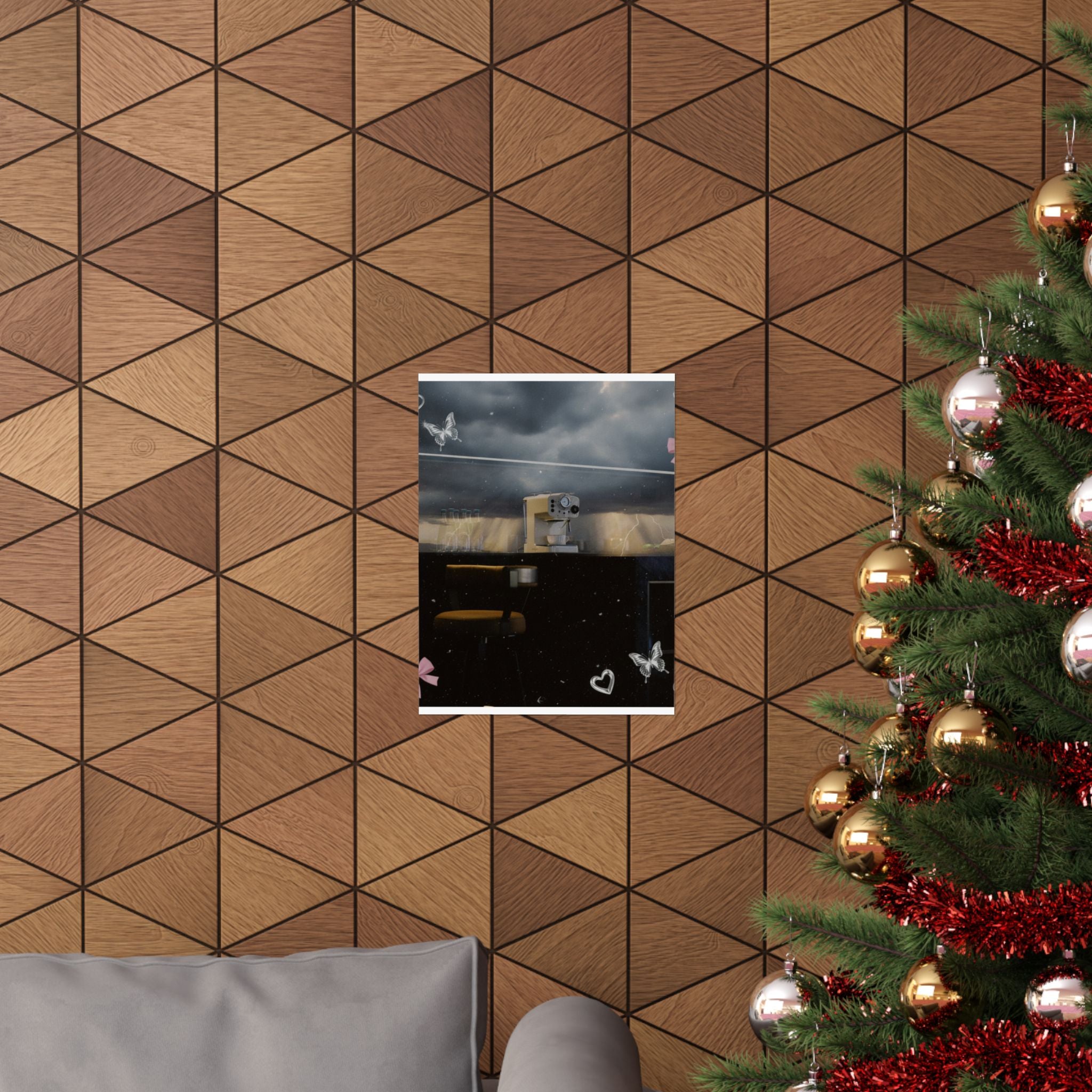 Dramatic Storm — Kitchen — Matte Poster