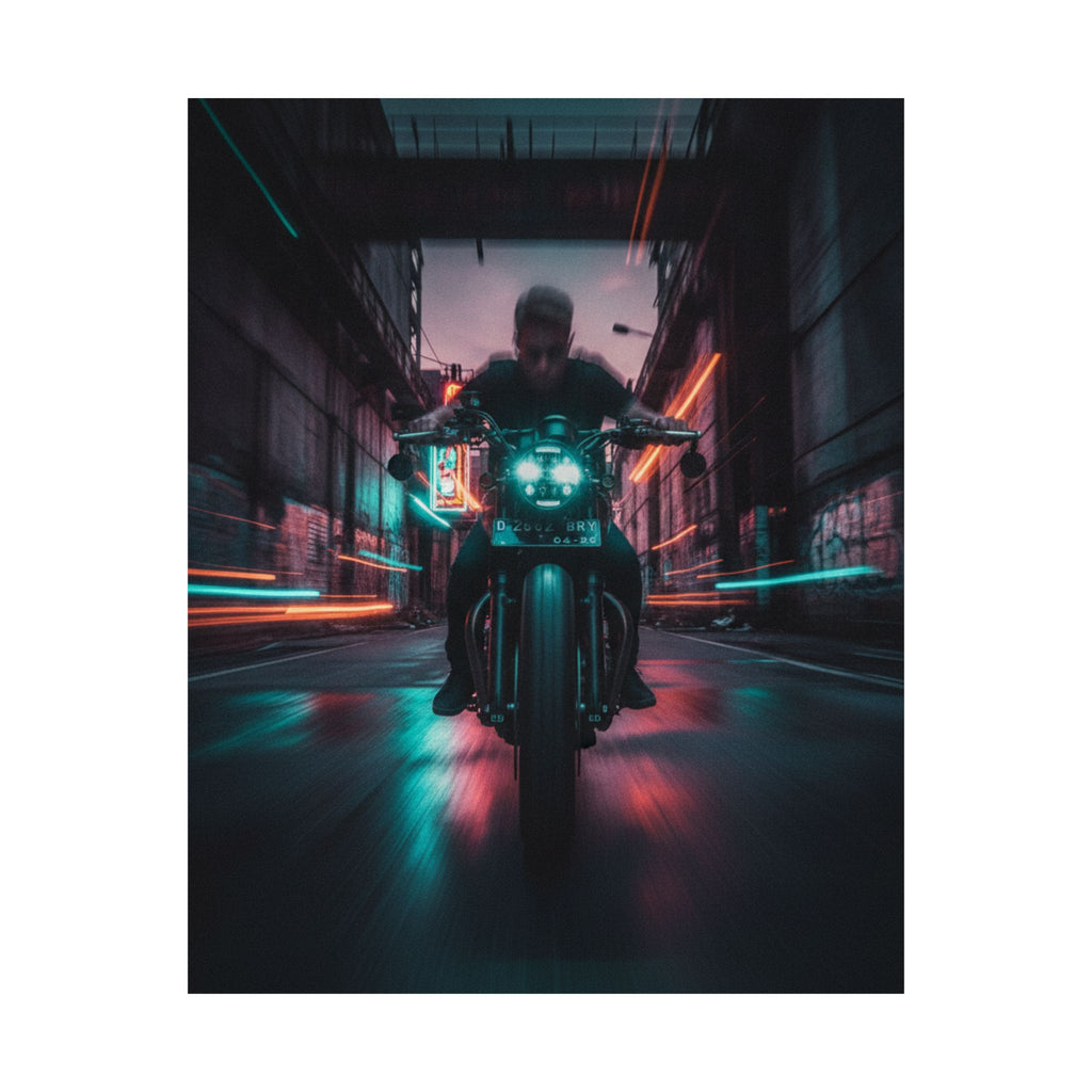 Fast Furious — Motorcycle — Matte Poster