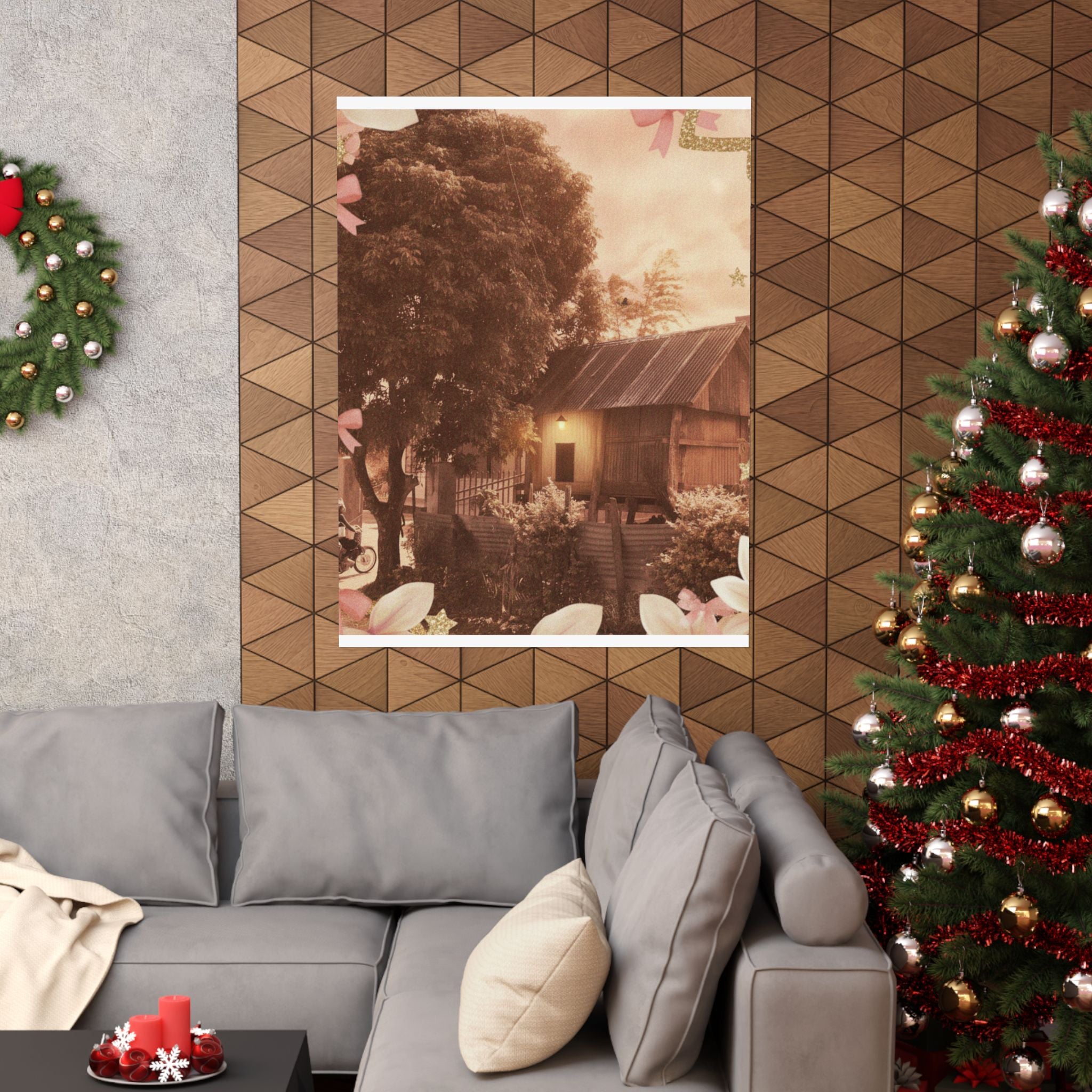 Southern Sunset — House — Matte Poster