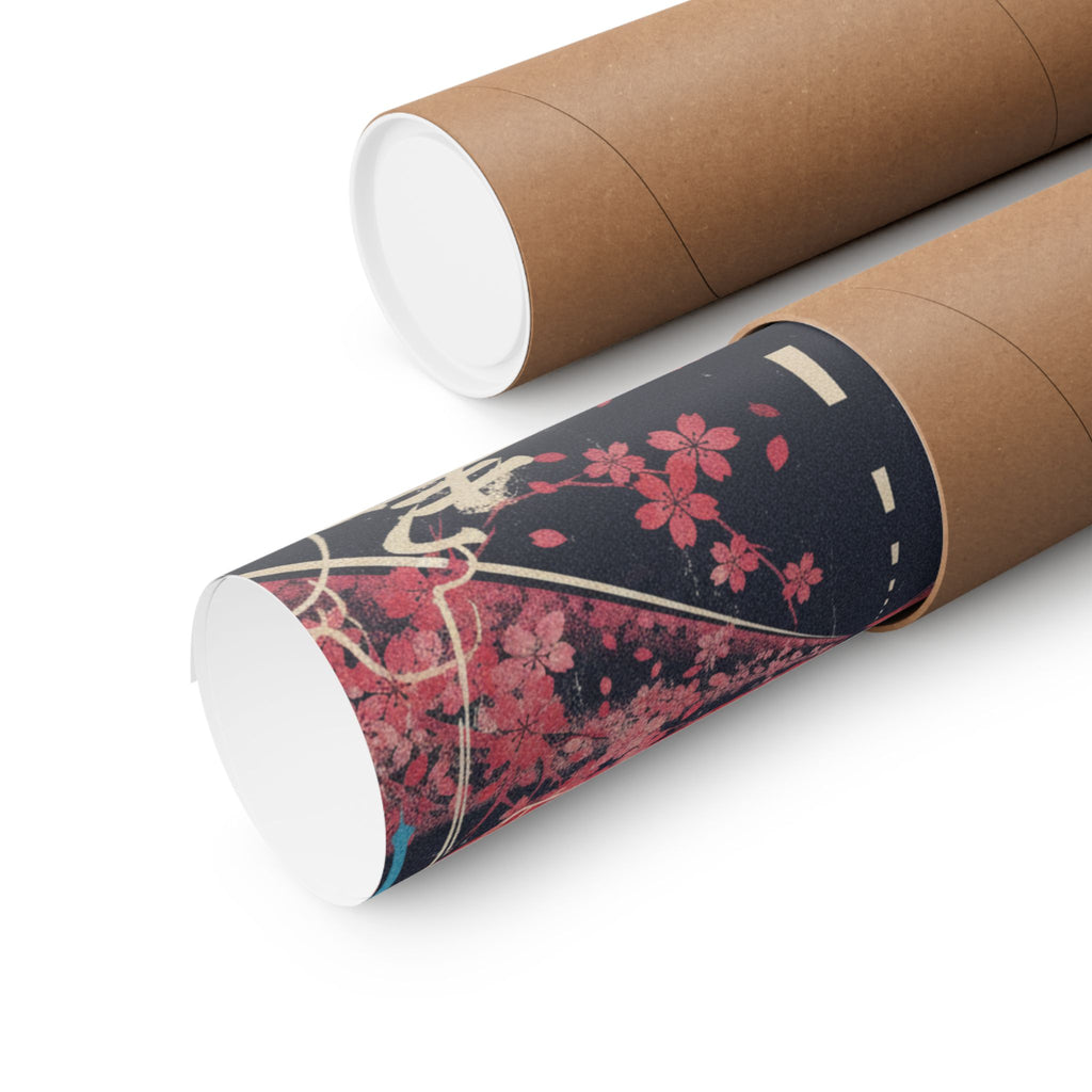 Japanese Street — Road — Matte Poster