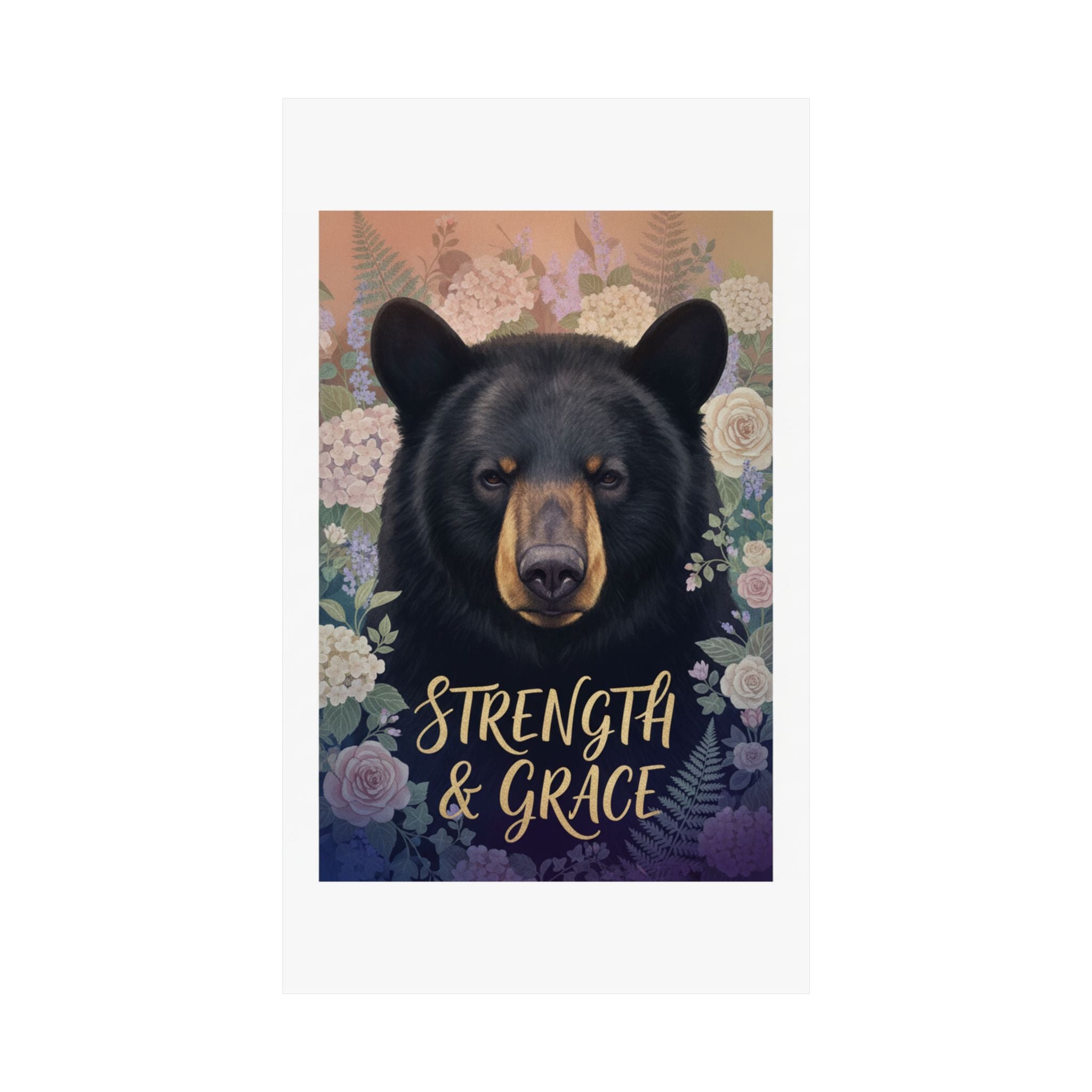 Affirmation — Bear — Matte Poster