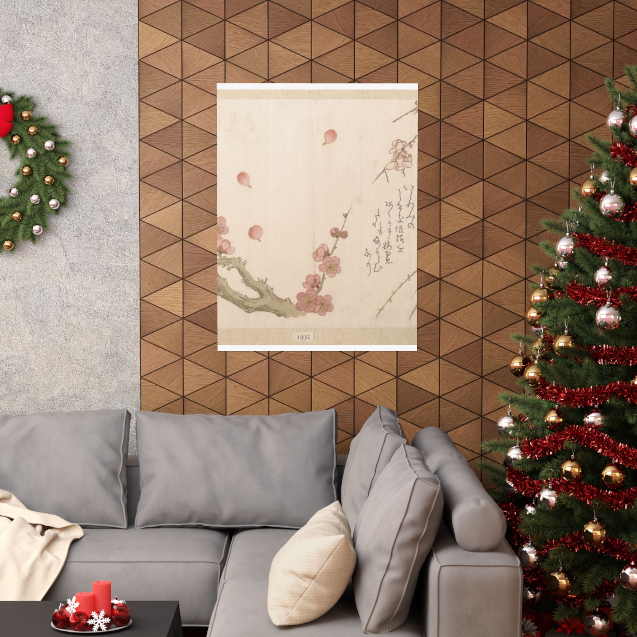 Botanical — Plum Blossom — Matte Poster