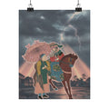 Dramatic Storm — An English Woman With A Chinese Servant In The Foreign District, From The Series — Matte Poster