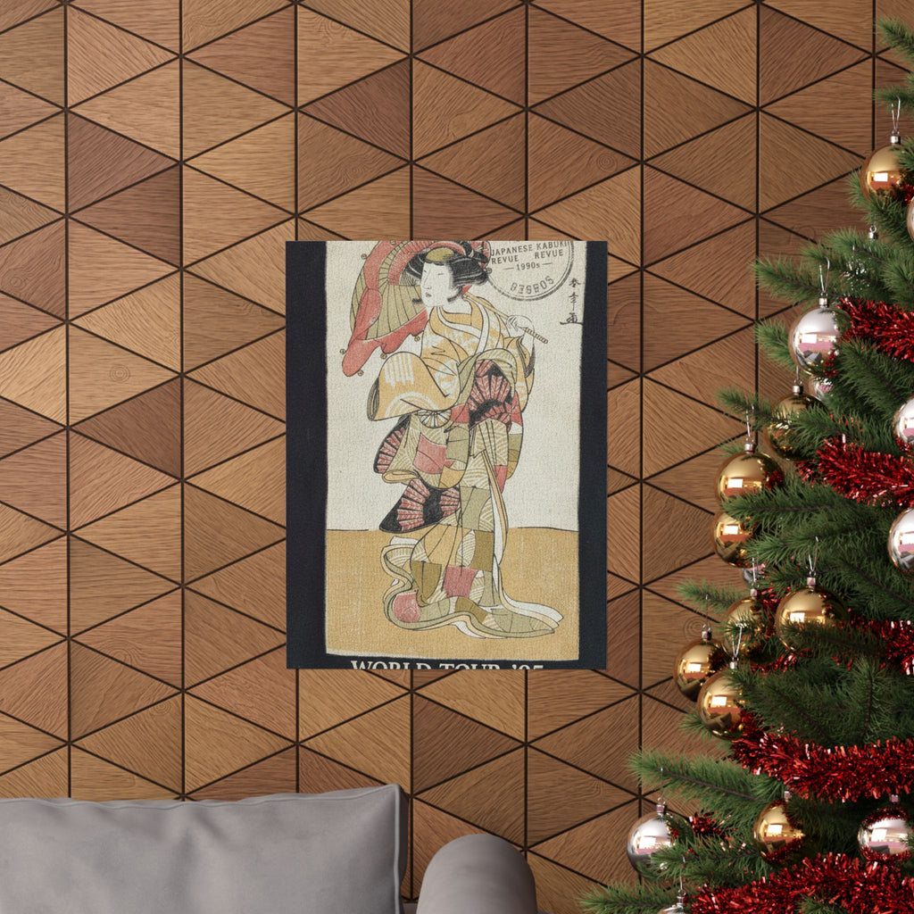 Vintage Bootleg — The First Nakamura Tomijuro As A Woman Dancer — Matte Poster