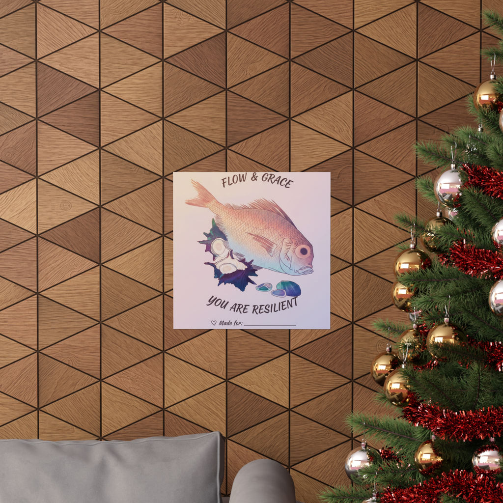 Affirmation — Tai Fish And Top-Shells — Matte Poster