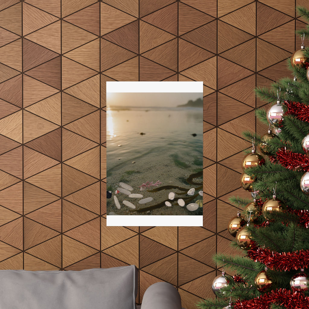 Scenic Nature — Shells Under Water — Matte Poster