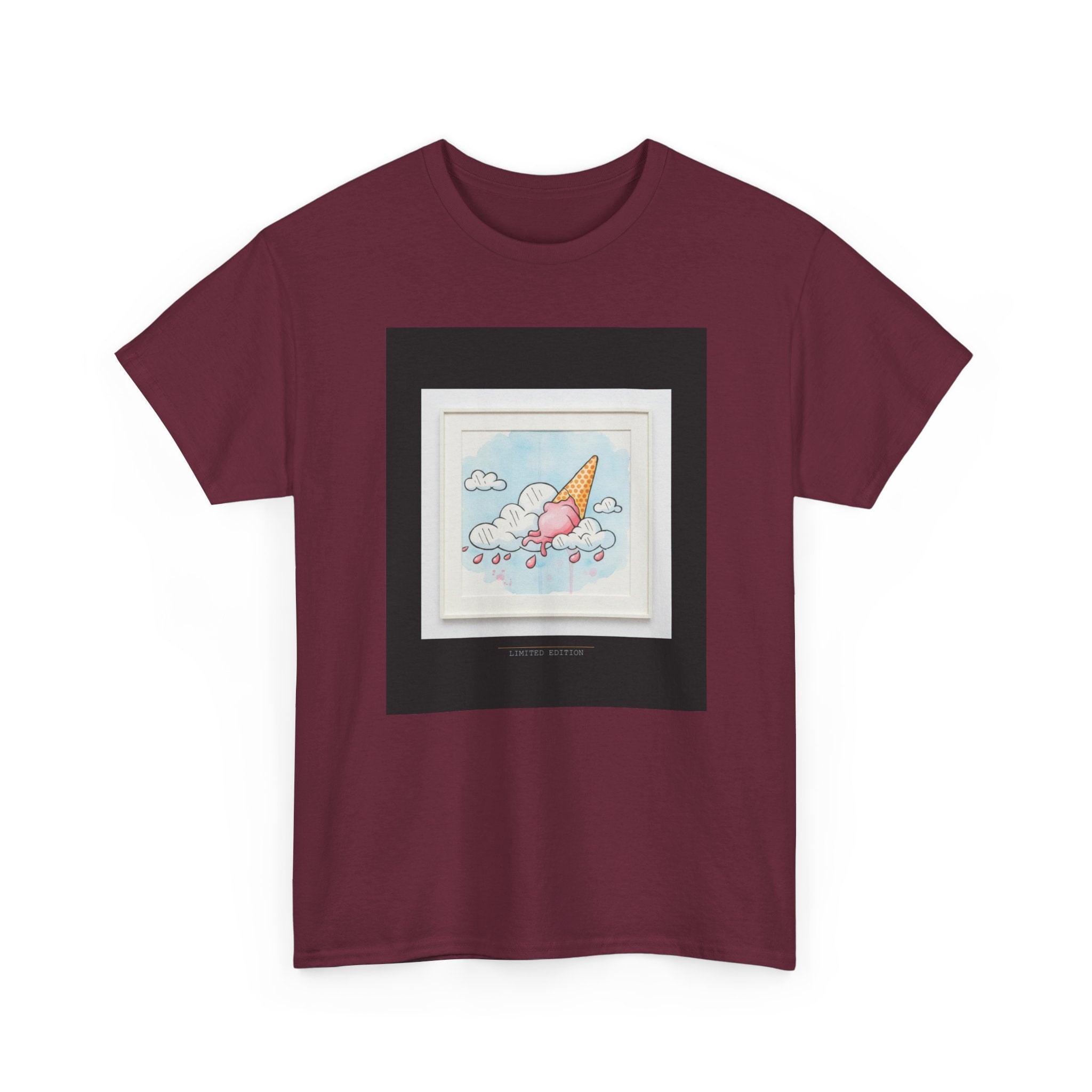 Melting Ice Cream Cloud Watercolour Graphic Tee