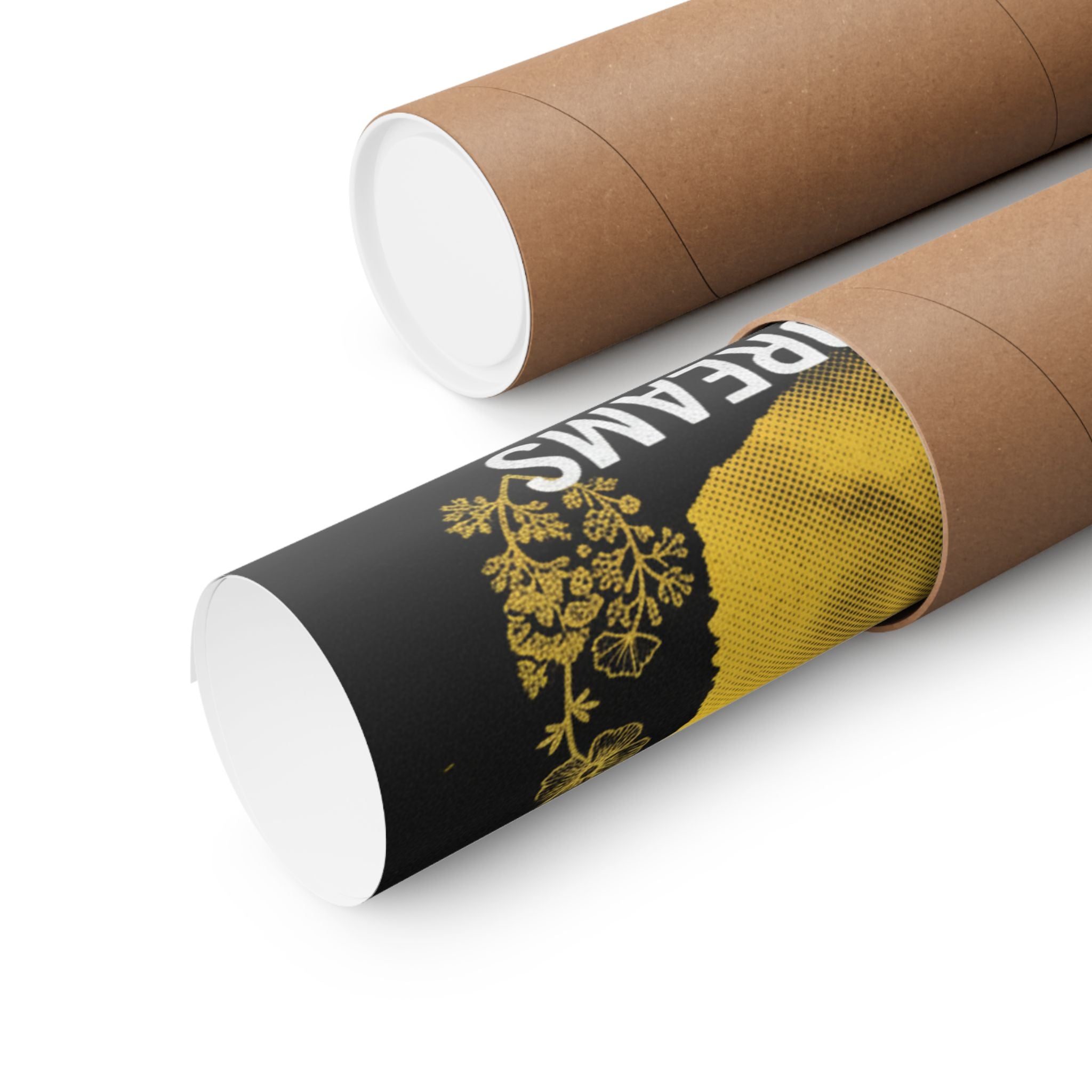 Golden Adventure Skybound Dreams Biplane Art Poster