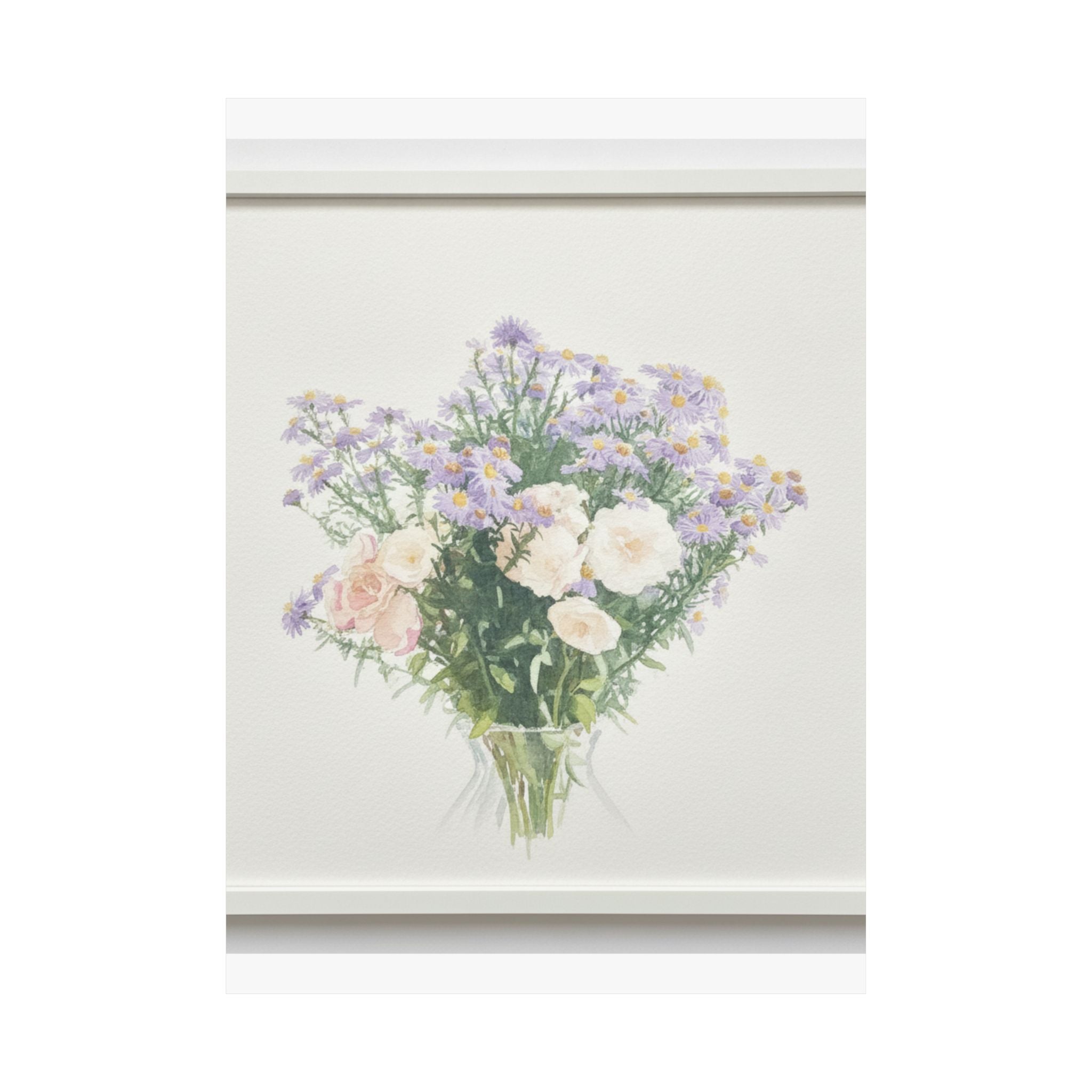Watercolor — Flowers — Matte Poster