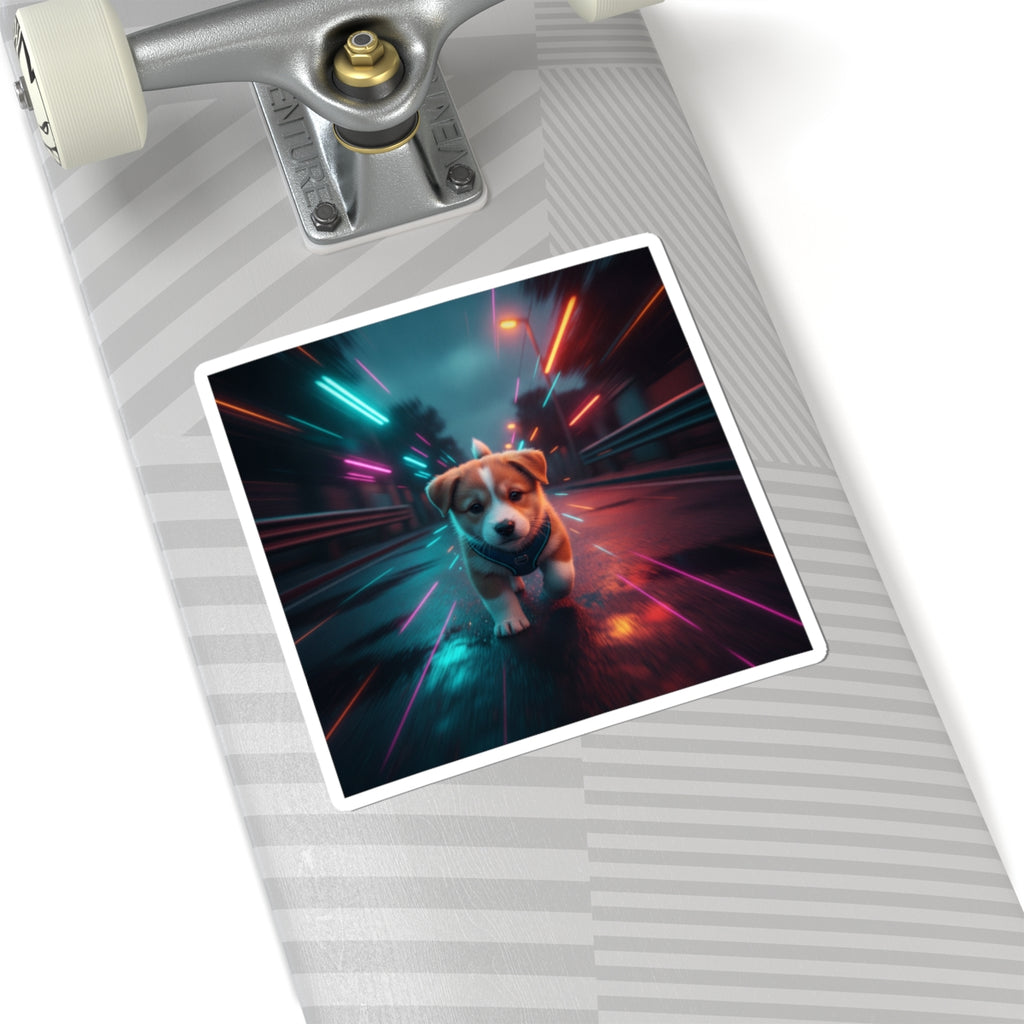 Fast Furious — Dog — Kiss-Cut Sticker