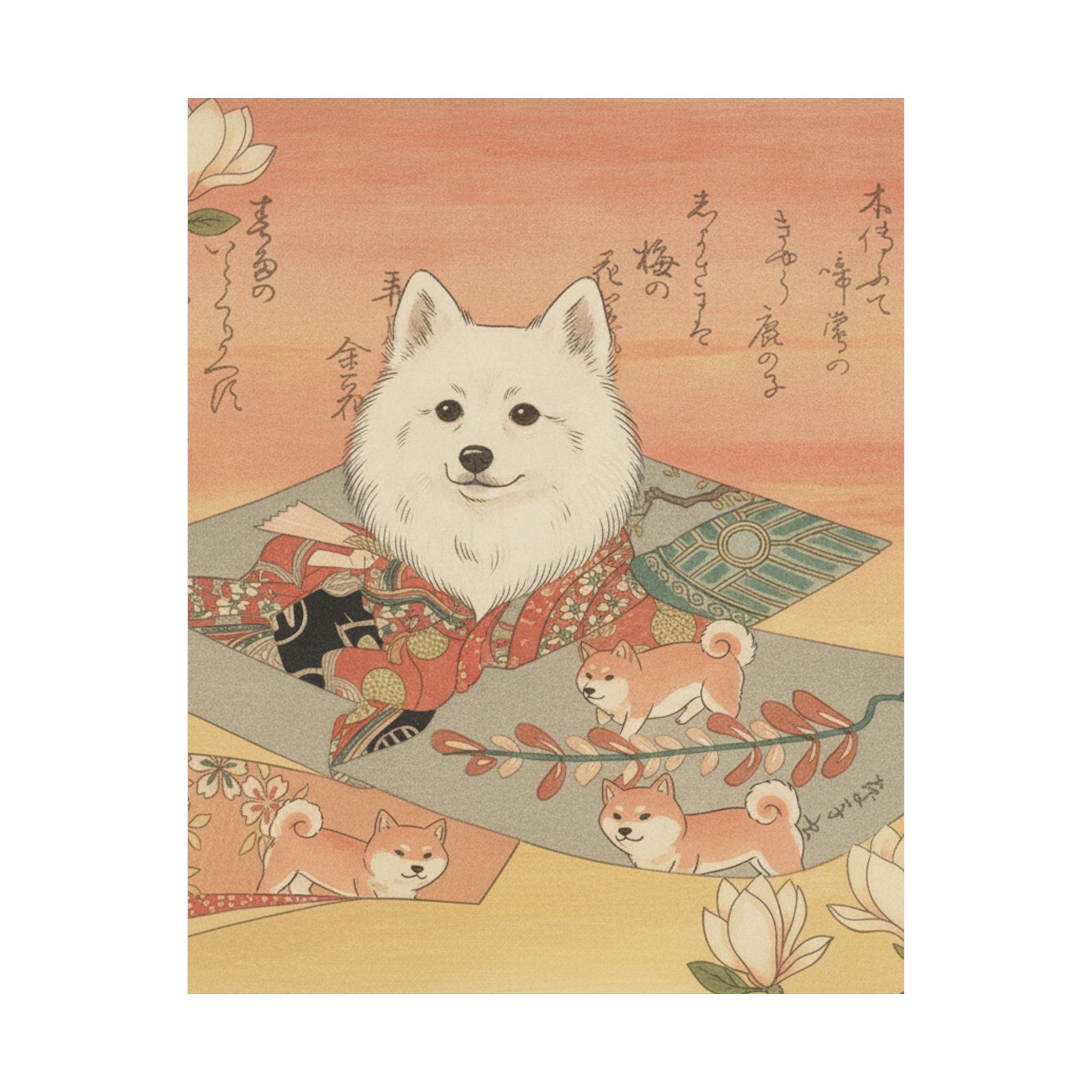 Southern Sunset — Representation Of The Dance-Play "Dōjōji" — Matte Poster
