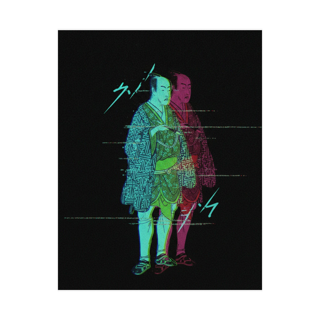 Glitch Culture — The Fourth Matsumoto Koshiro As A Man Dressed In A Short Kimono — Matte Poster