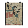 Vintage Bootleg — Two Tori-Oi, Or Itinerant Women Musicians Of The Eta Class — Matte Poster