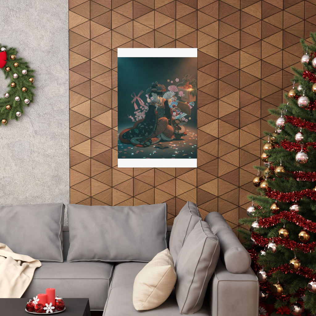 Cinematic — Courtesan And New Year Decoration — Matte Poster