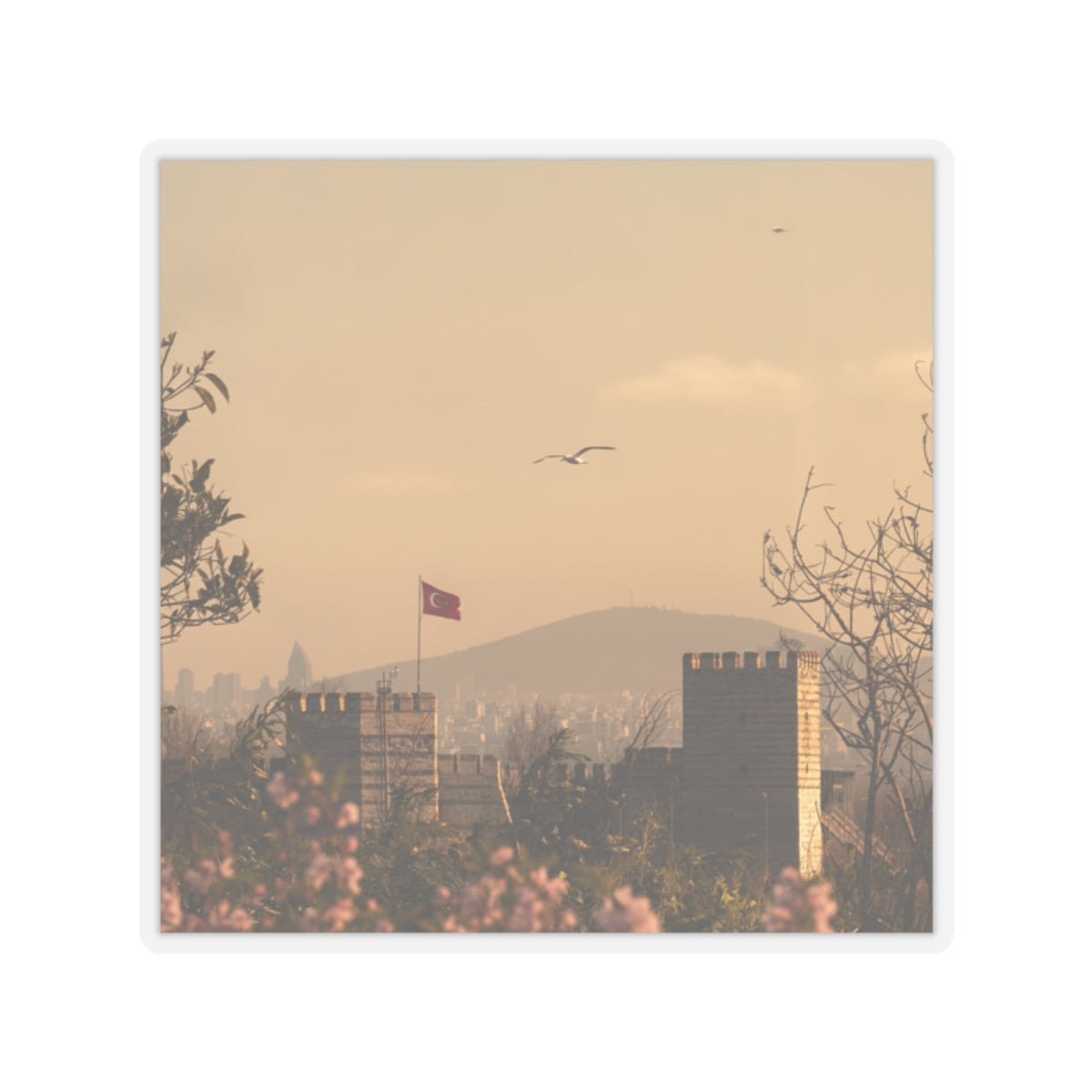 Scenic Nature — Fortress — Kiss-Cut Sticker