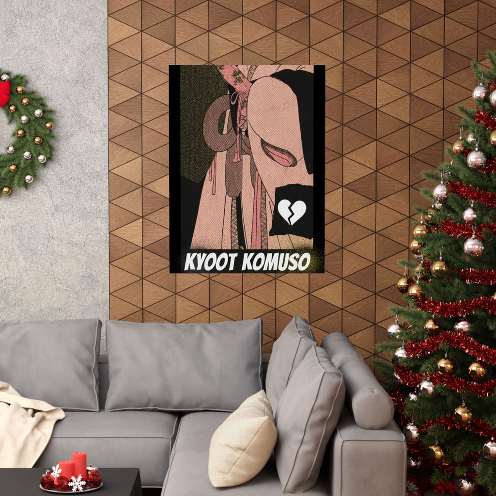 Streetwear Collage — A Girl As A Komuso — Matte Poster