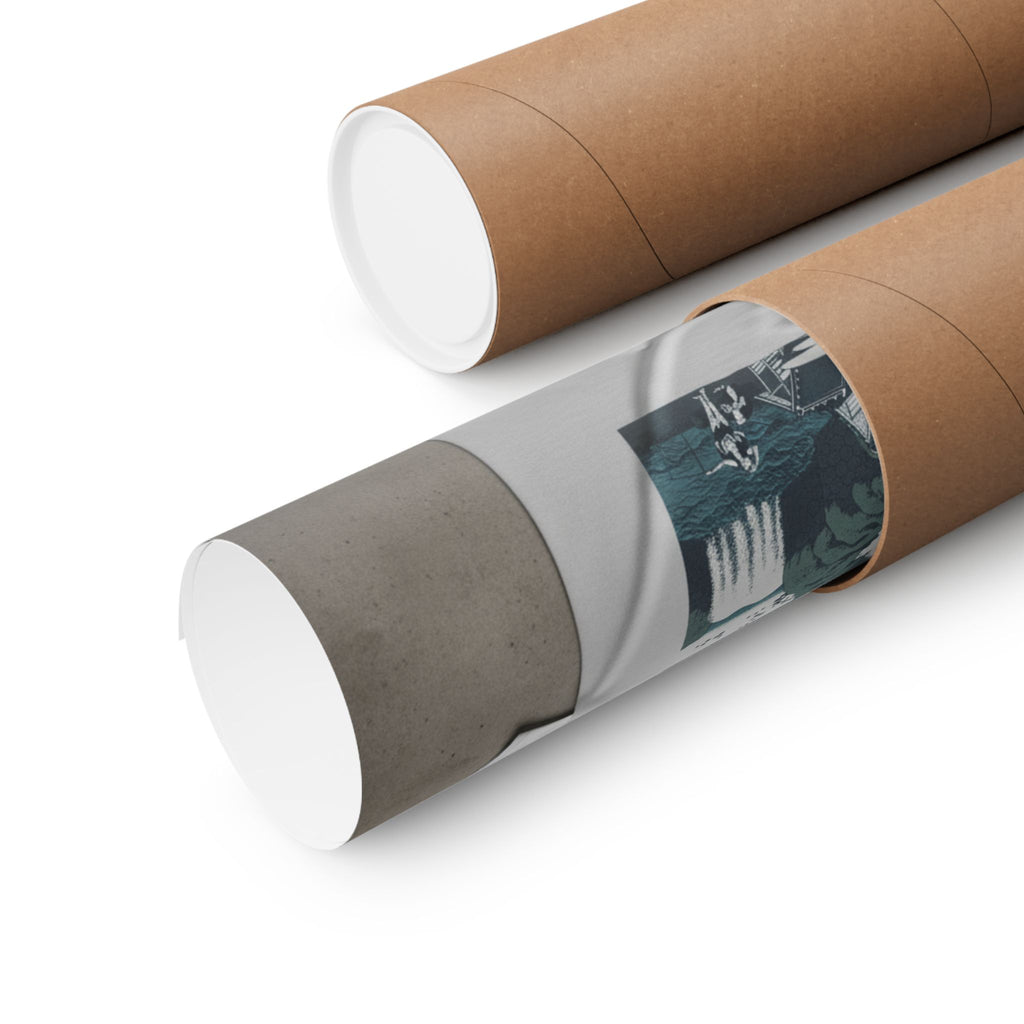 Product Marketing — Fall Of Aoiga Oka, Yedo — Matte Poster