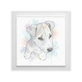 Watercolor — Dog — Kiss-Cut Sticker