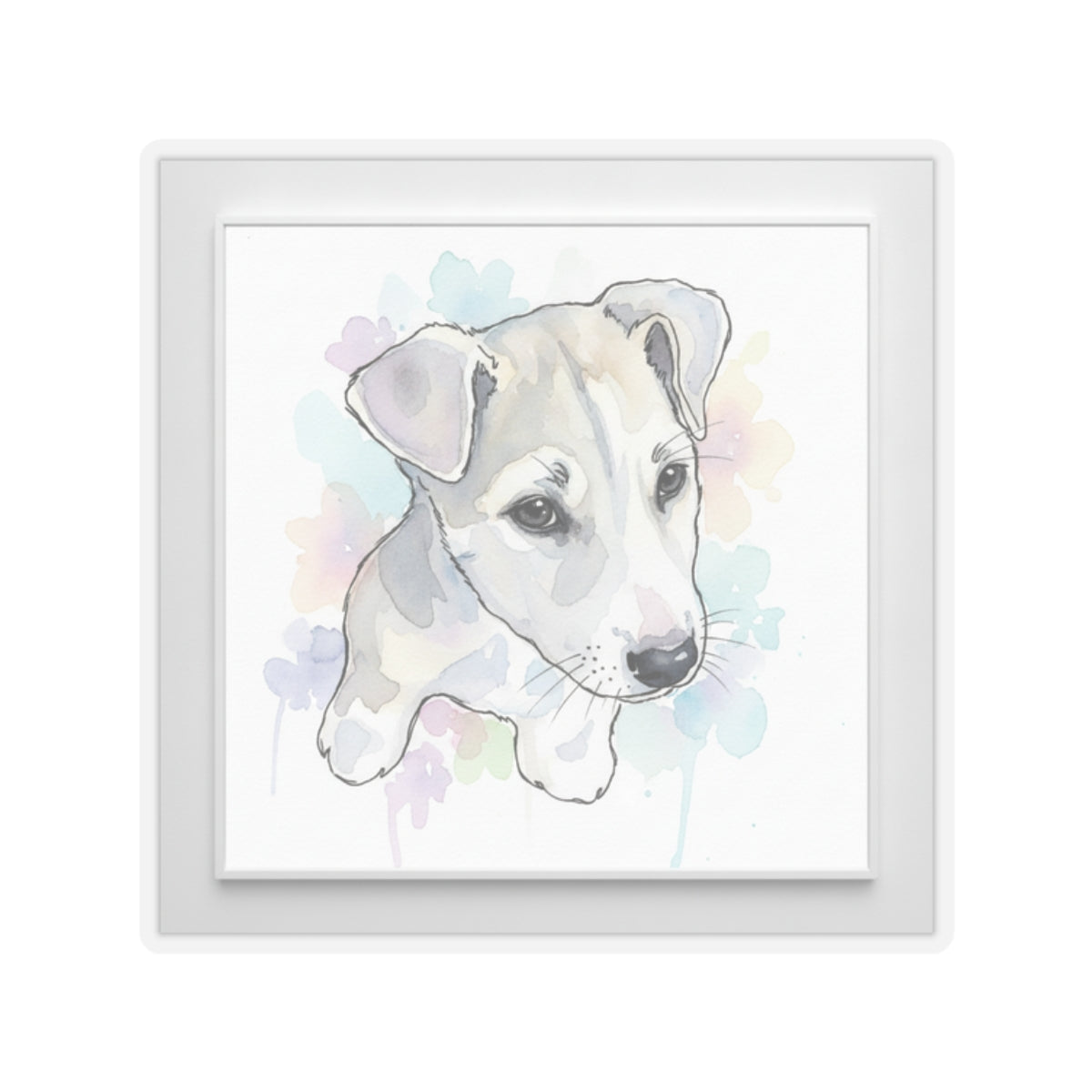 Watercolor — Dog — Kiss-Cut Sticker