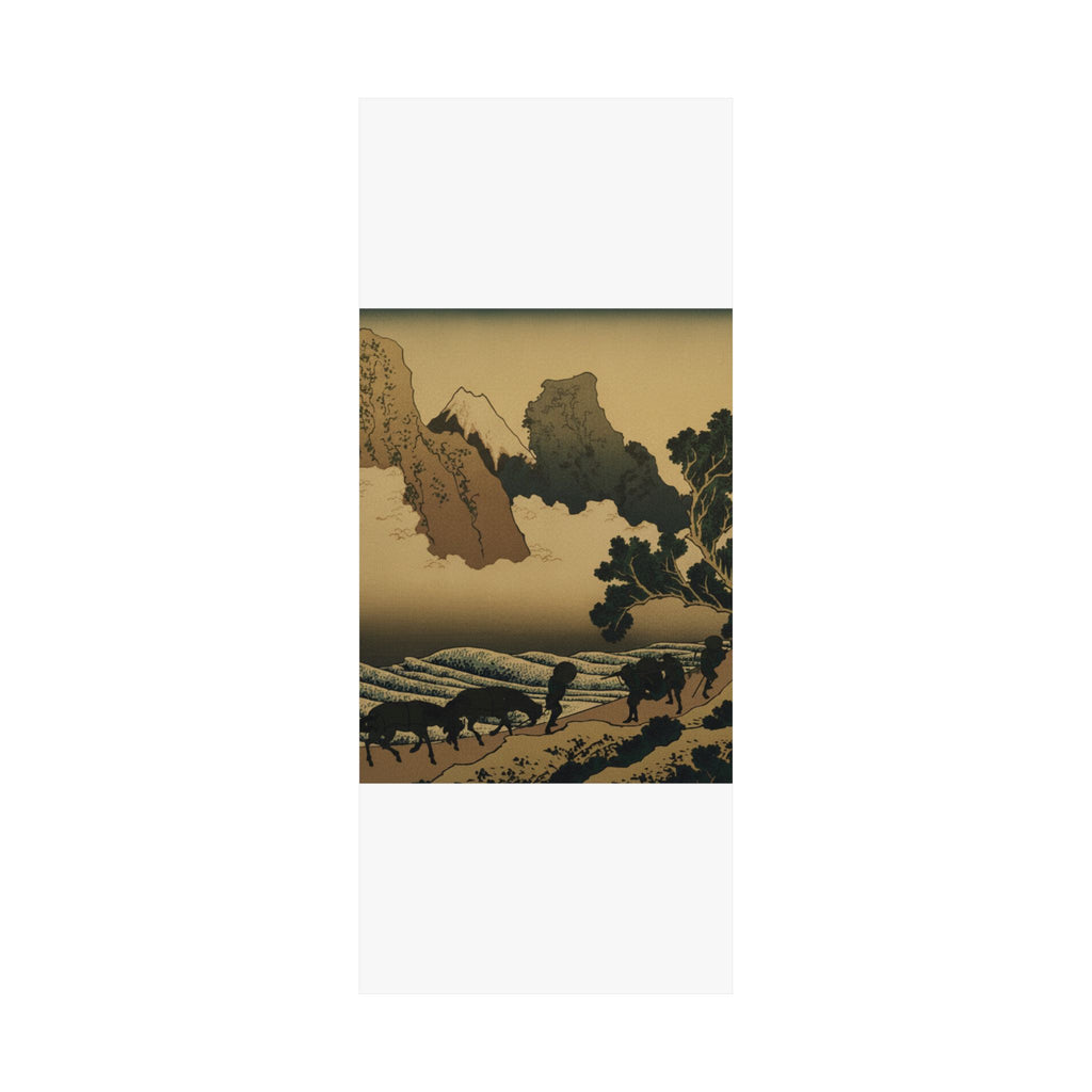 Scenic Nature — View From The Other Side Of Fuji From The Minobu River (Minobugawa Ura Fuji), Fr — Matte Poster