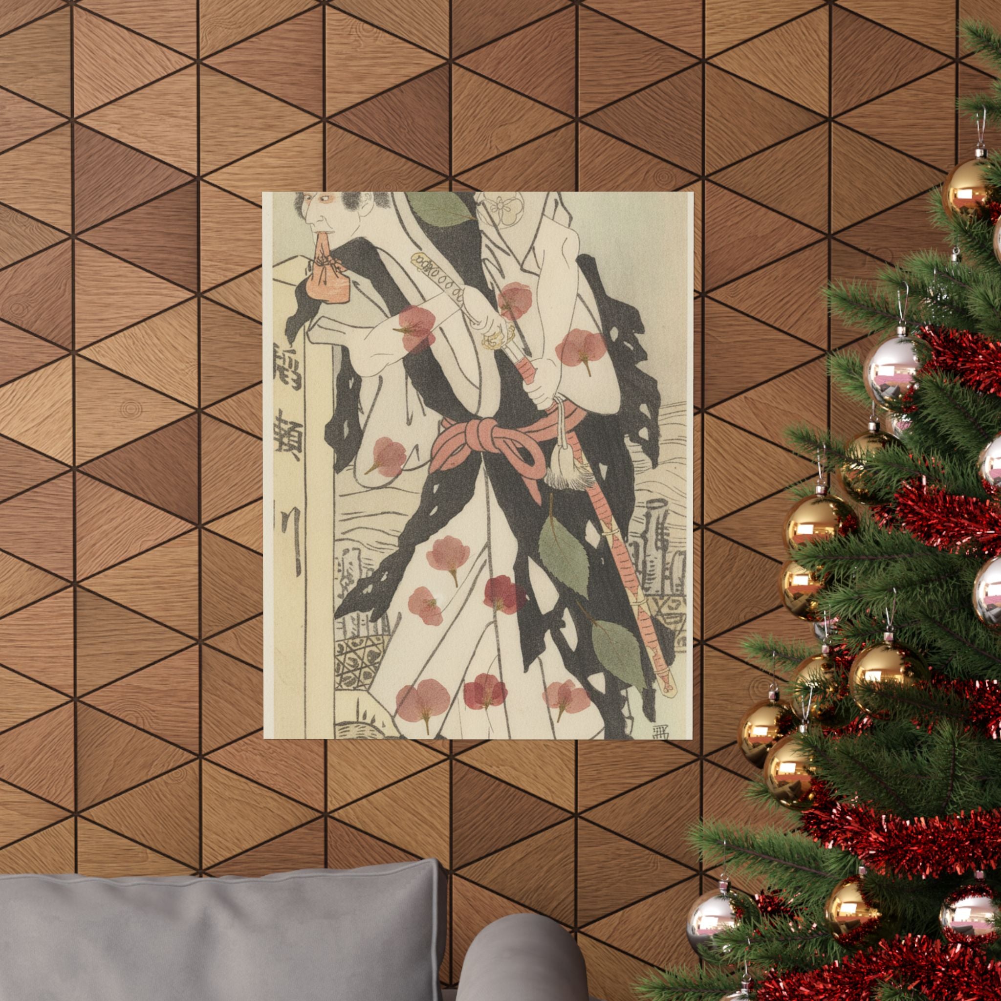 Botanical — Morita Kanya Viii As Kawachi Kanja, Disguised As Genkaibo — Matte Poster