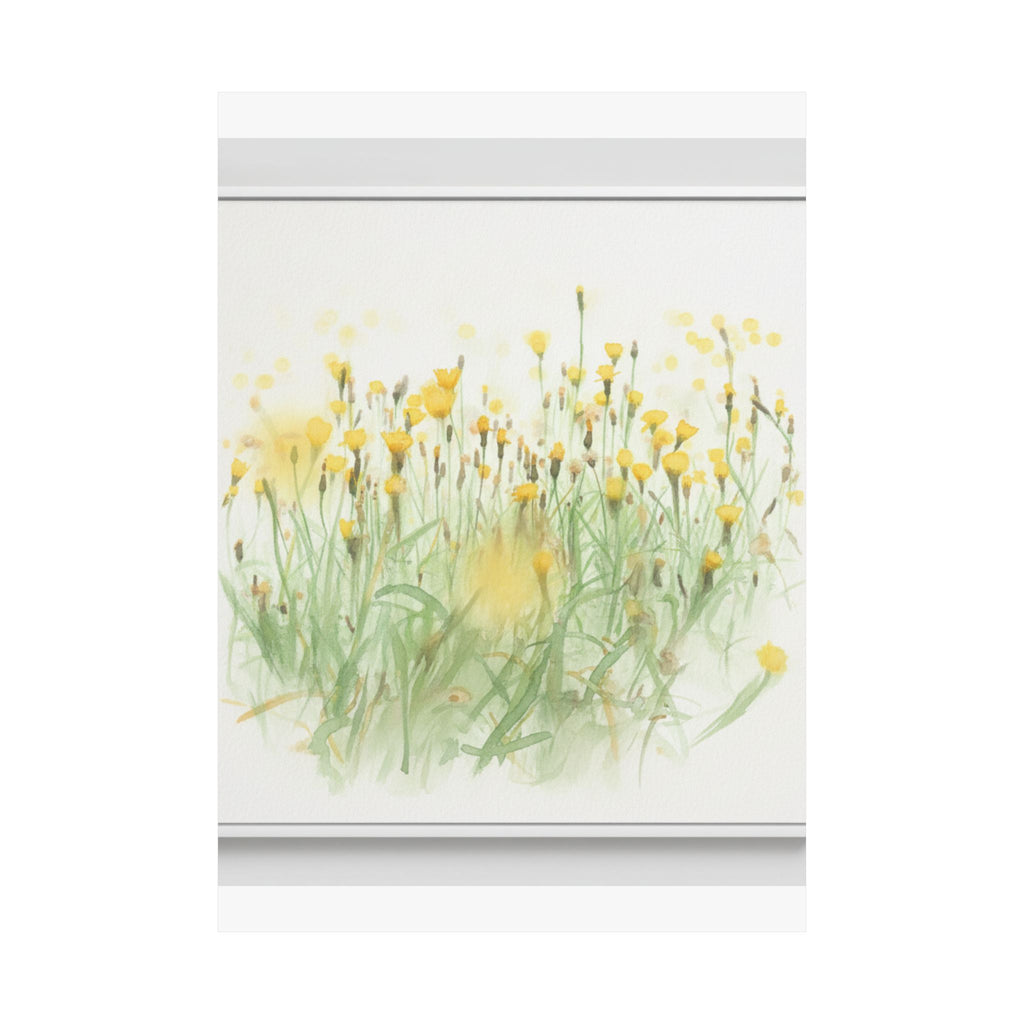 Watercolor — Flower — Matte Poster