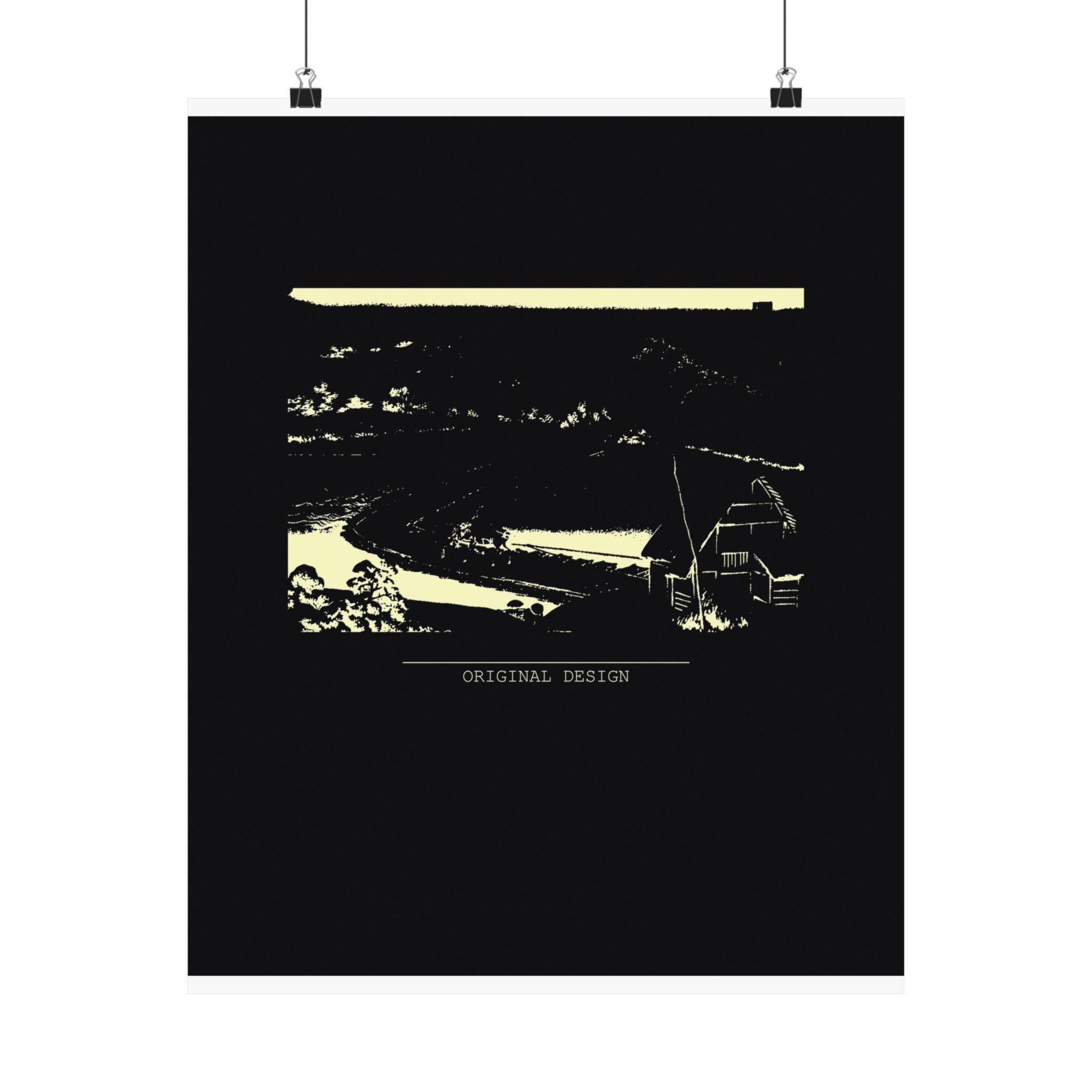 Minimalist Single Ink Clothing art print — product view 3