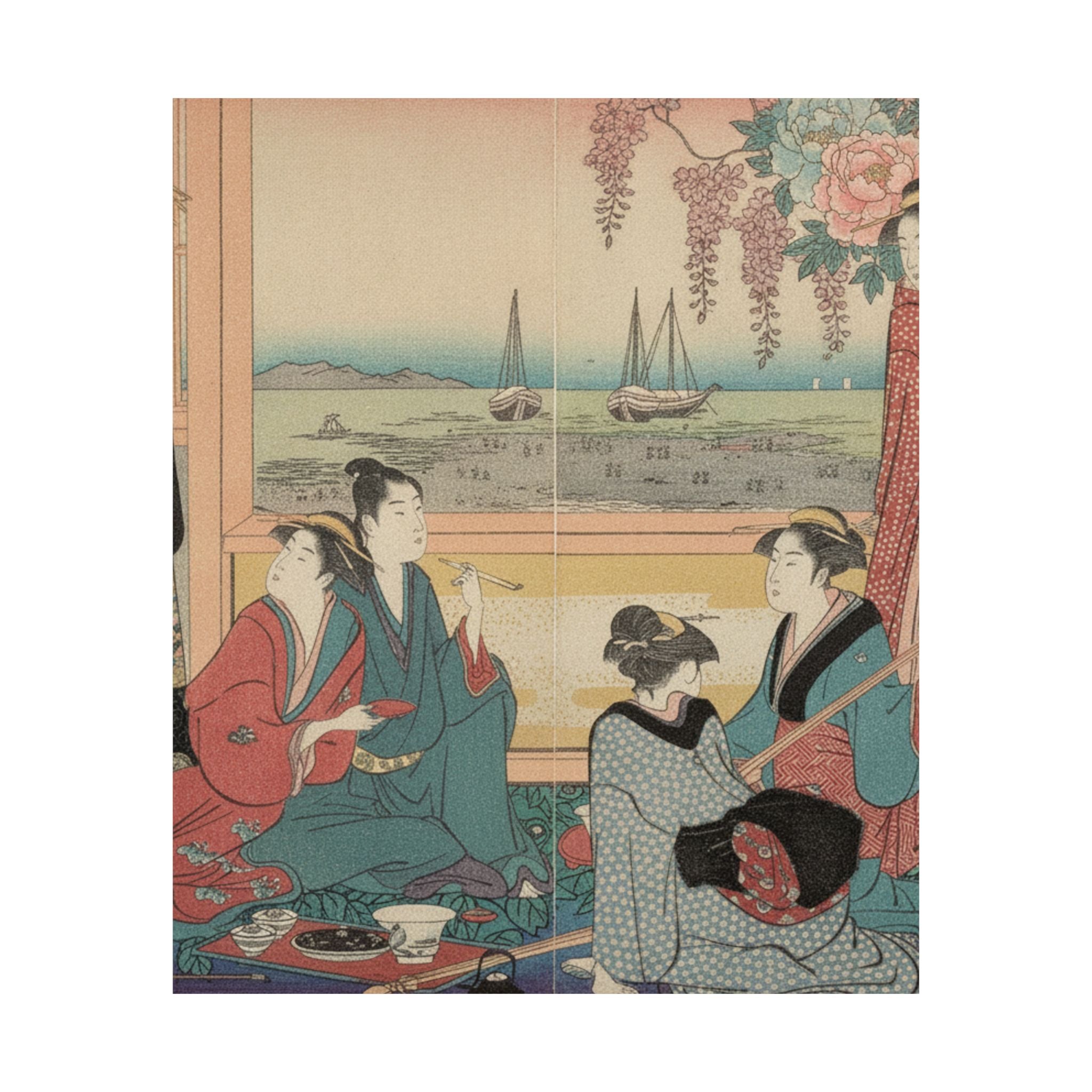 Affirmation — Teahouse In Shinagawa — Matte Poster