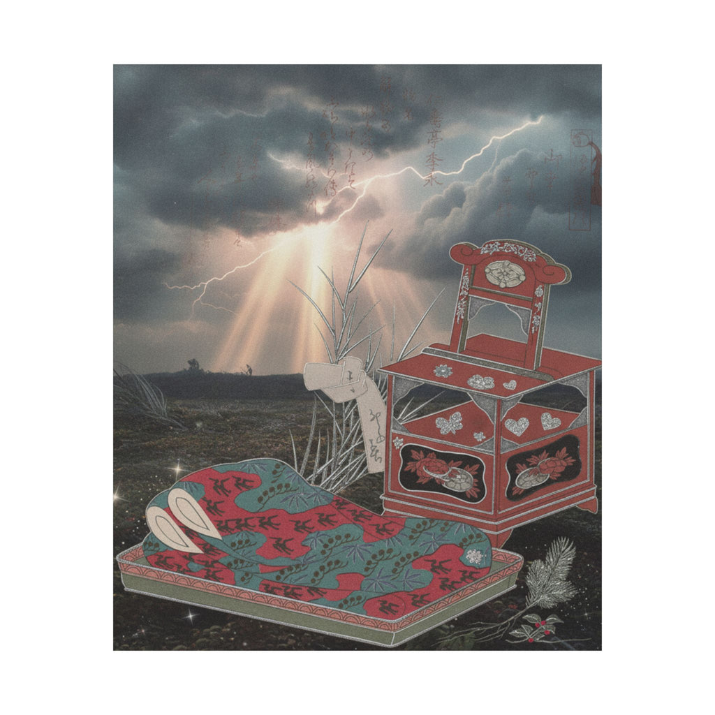 Dramatic Storm — Cabinet For The Toilet And Bed-Clothes — Matte Poster