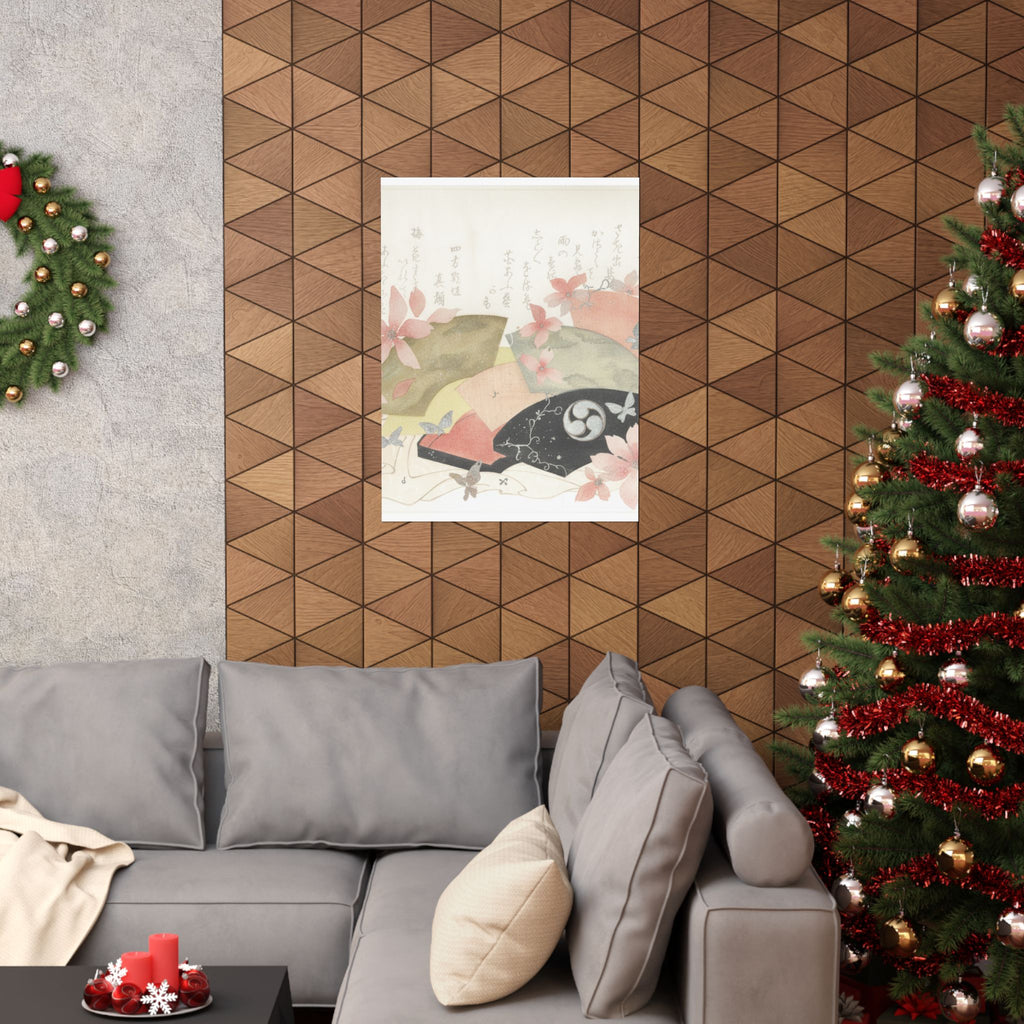Watercolor — Fan-Box With Fans — Matte Poster