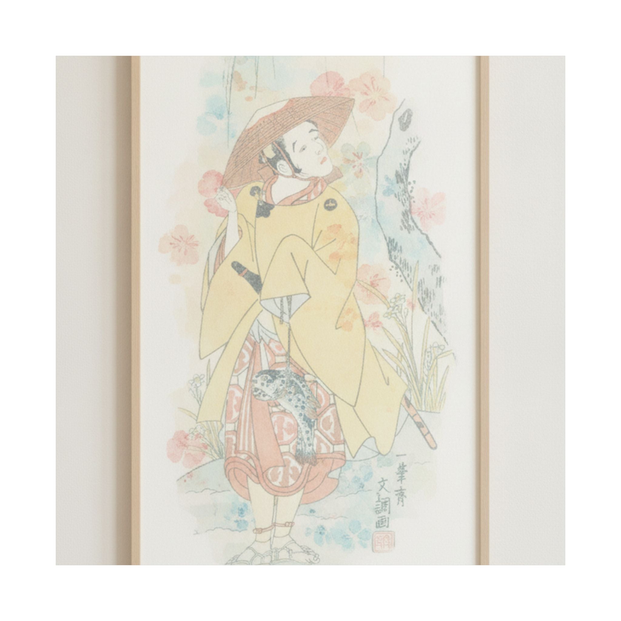 Watercolor — Arashi Otohachi I — Matte Poster