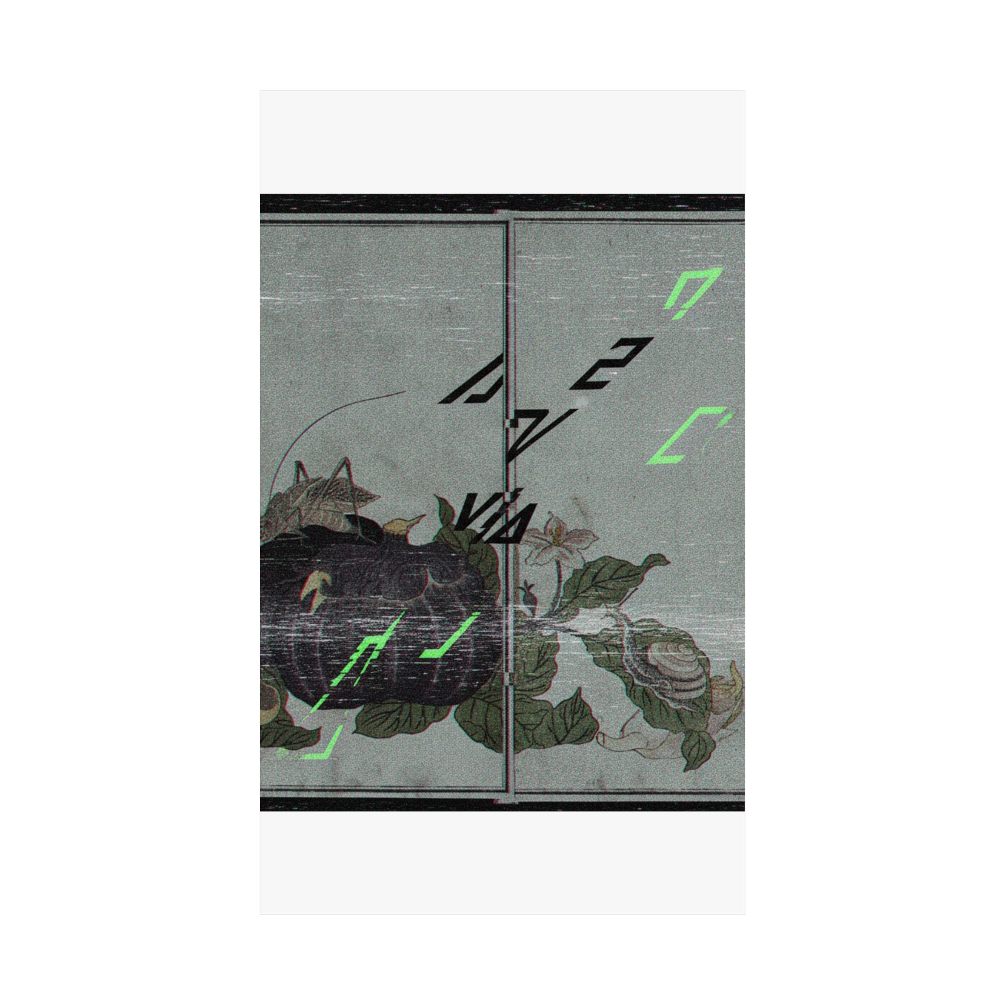 Glitch Culture — Land Snail (Katatsumuri); Giant Katydid (Kutsuwamushi), From The Picture Book Of — Matte Poster