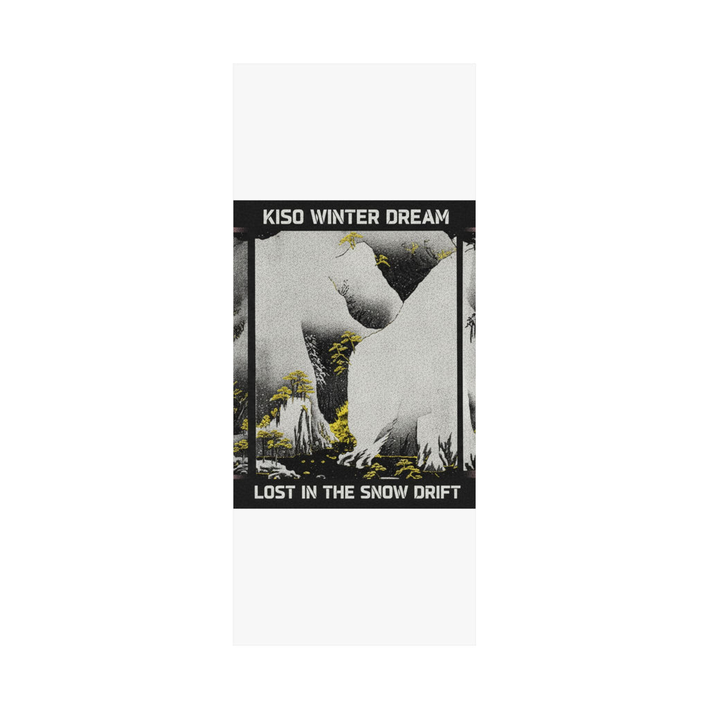 Streetwear Collage — Kiso Gorge In The Snow — Matte Poster