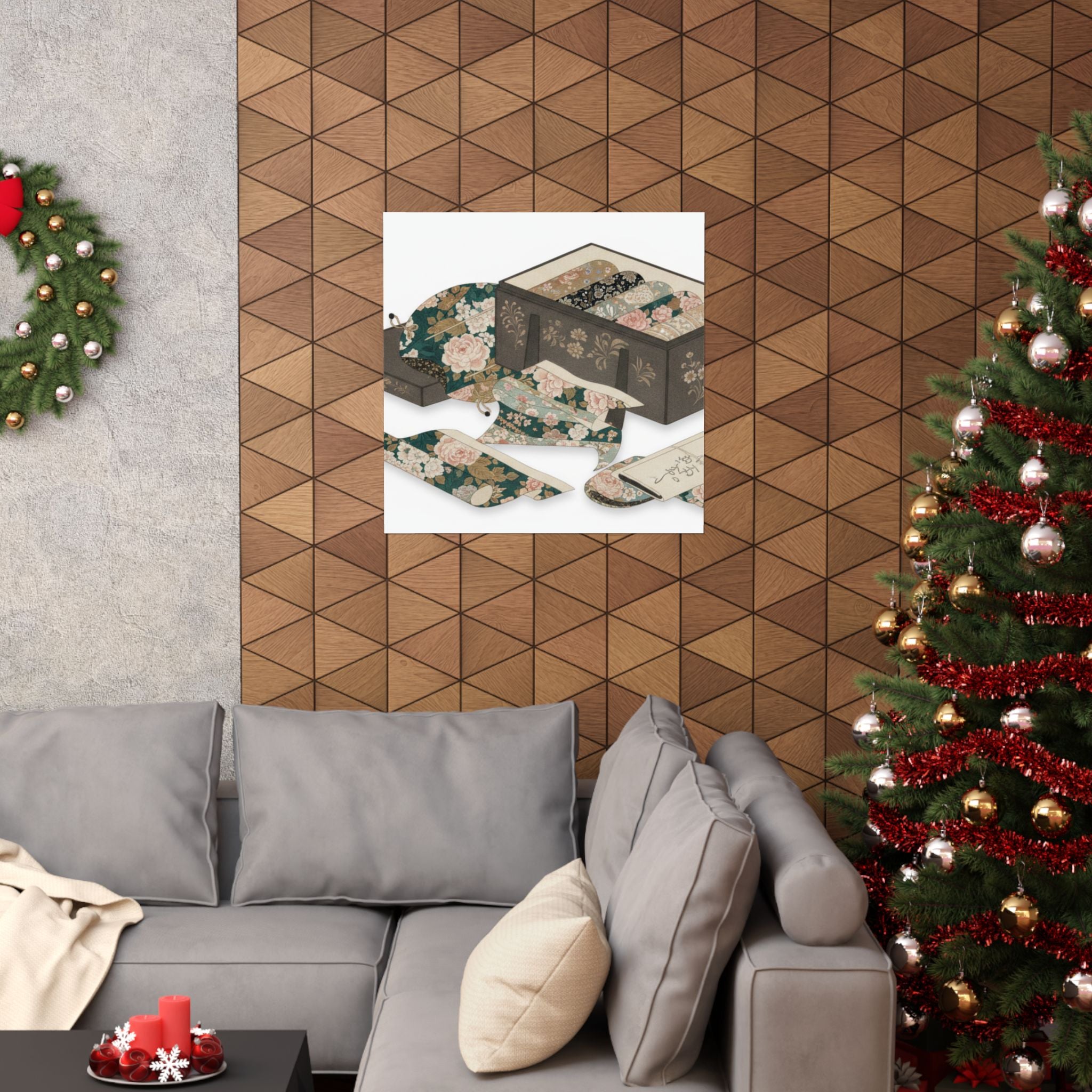 Ecommerce Main — Box With Draperies — Matte Poster