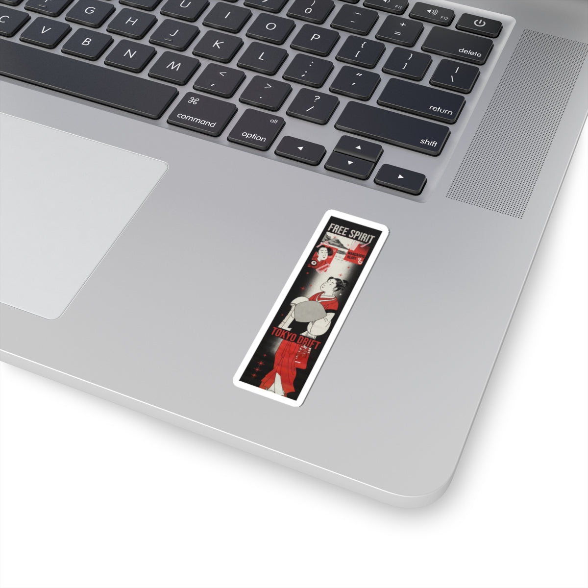 Streetwear Collage — A Young Komuso — Kiss-Cut Sticker