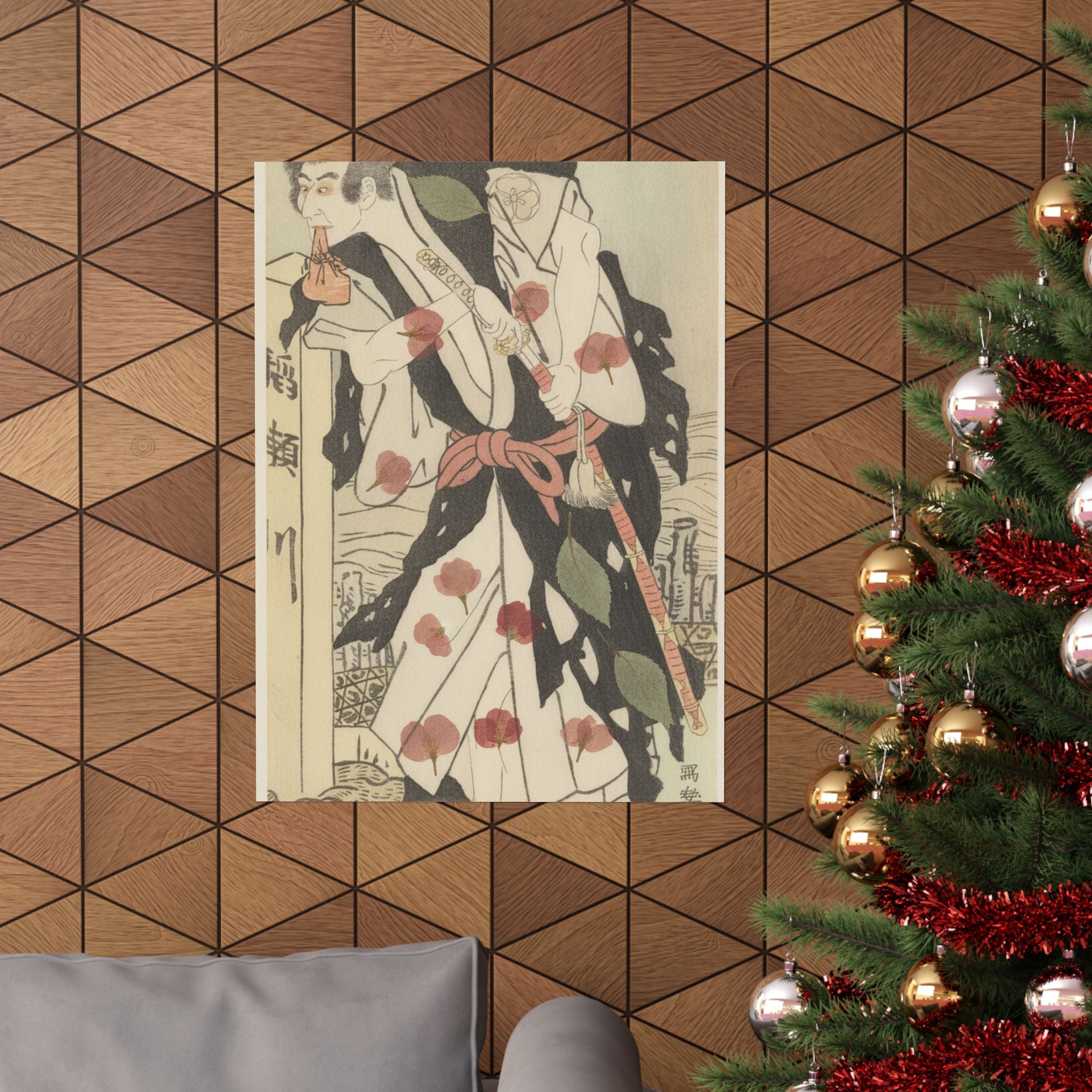 Botanical — Morita Kanya Viii As Kawachi Kanja, Disguised As Genkaibo — Matte Poster